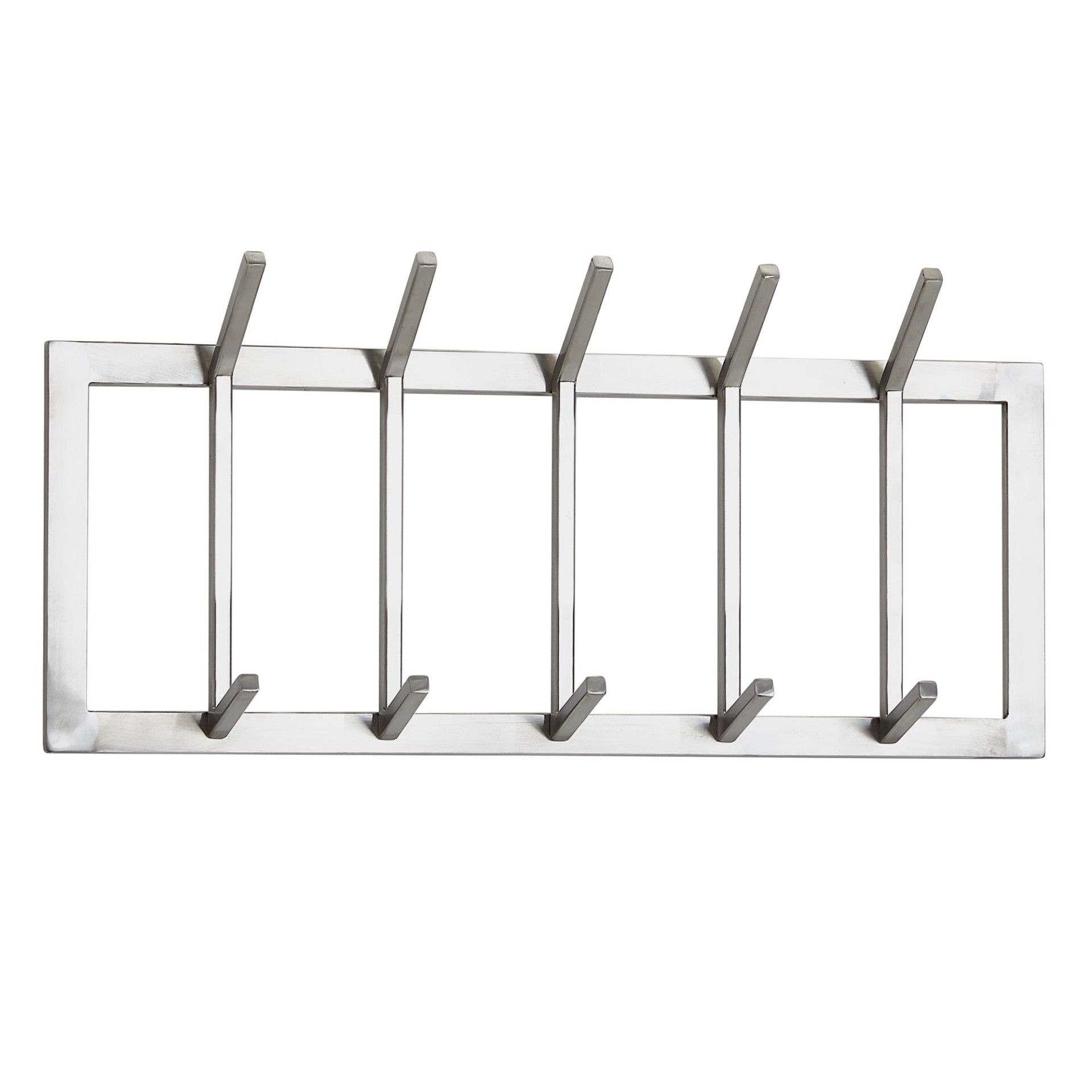 Wandgarderobe Fellabaer Metall Silber 65 × 10 × 30 cm