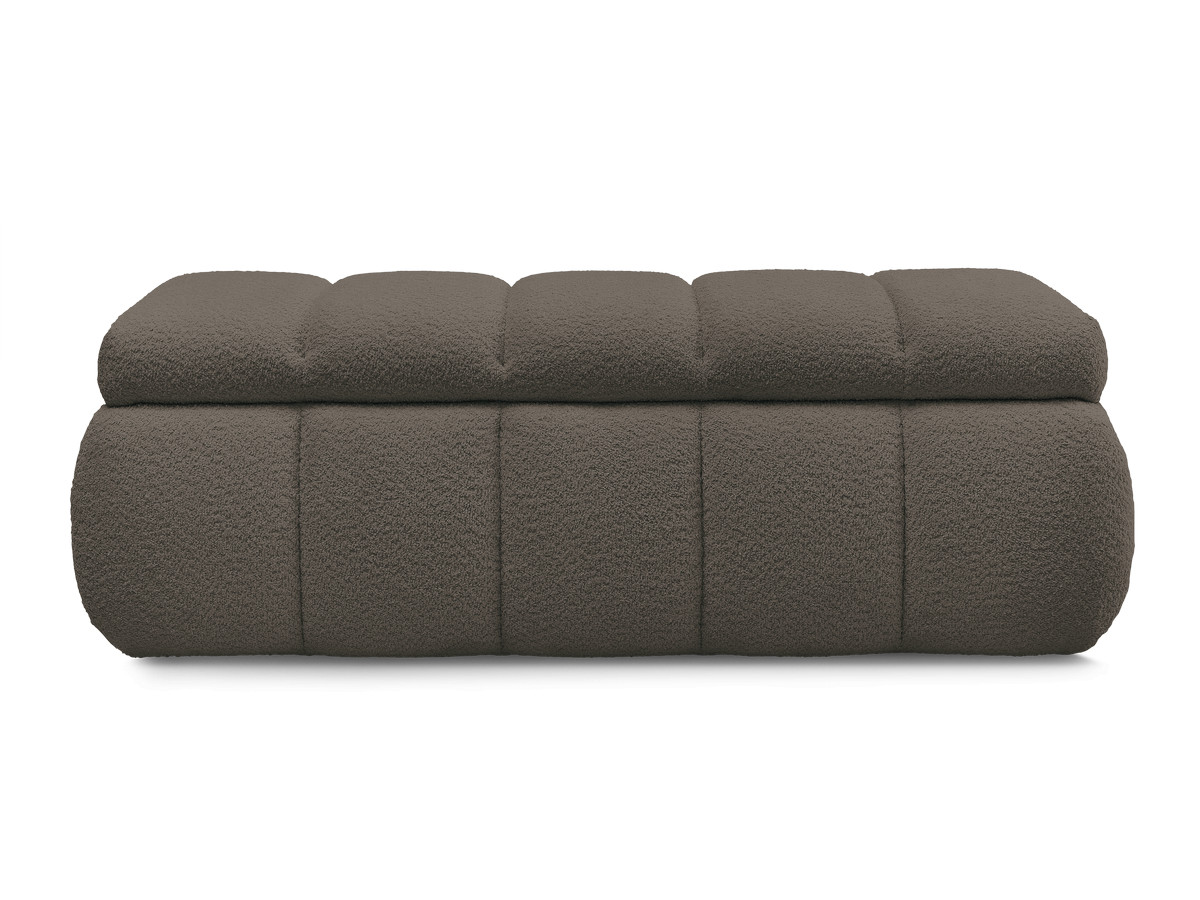 Bobochic Denali Bettbank 146 × 56 cm Bouclé-Stoff Braun