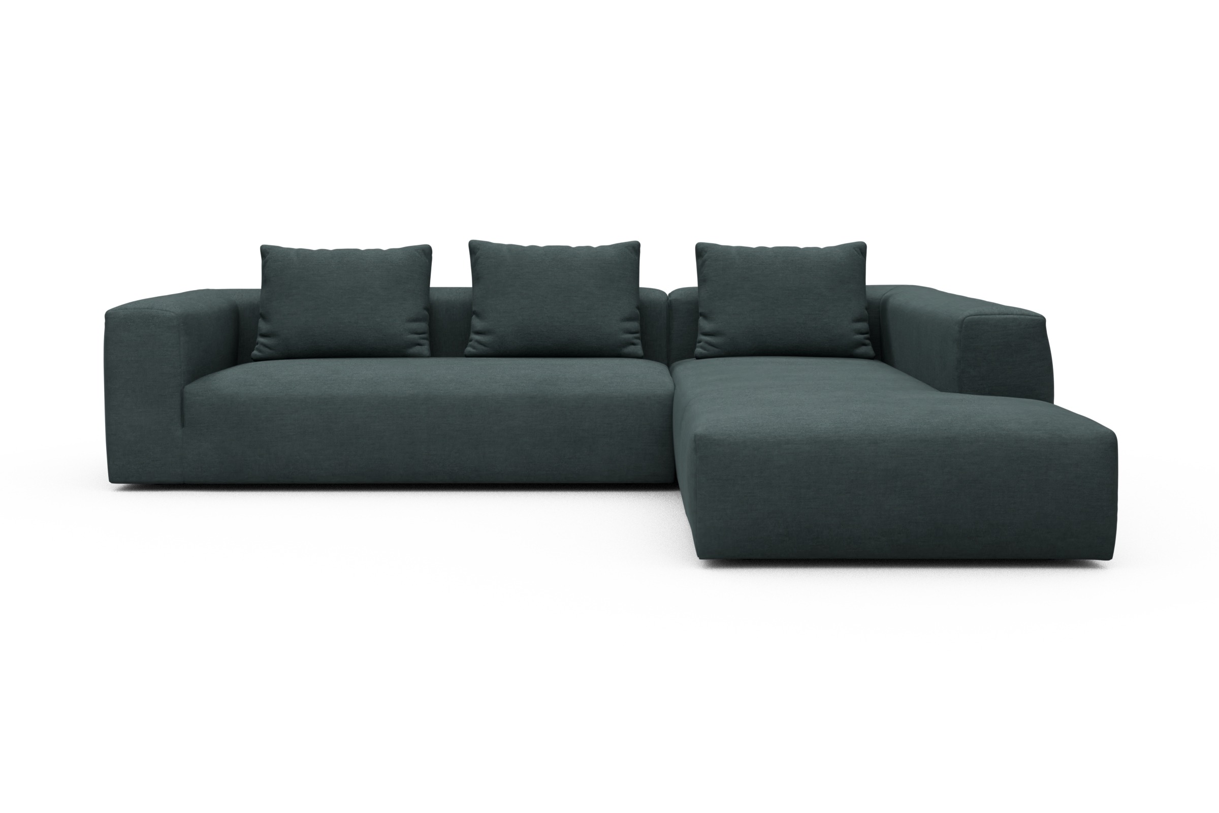 Skandi Home Ecksofa Fred Relax-Ecke rechts mit 2,5-Sitzer Vivus-Blue moebelfaktor