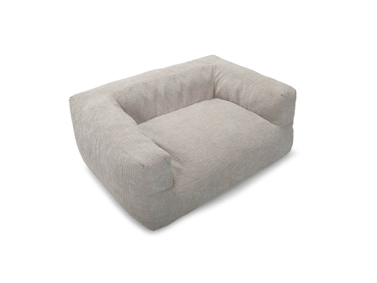 Bobochic Salto Hundekorb Strukturstoff Beige, Größe XL (115 cm)