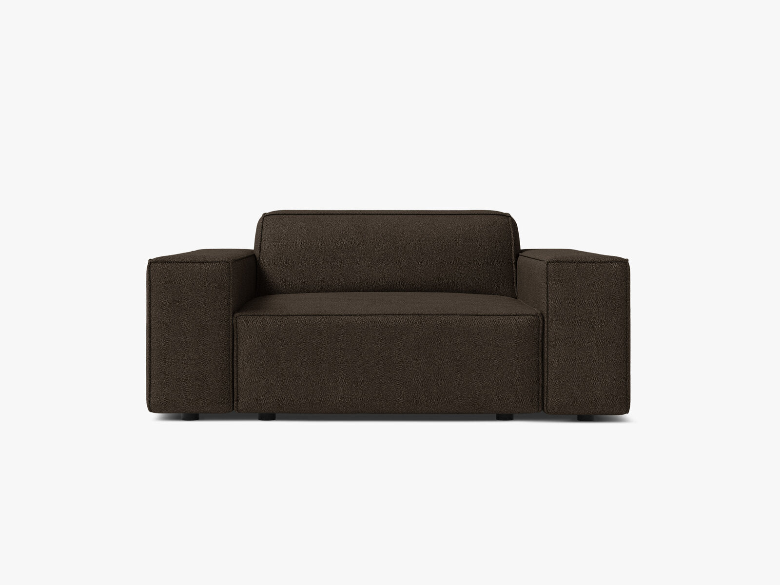 Micadoni Sessel Jodie 1-Sitzer Boucle Baloo Braun