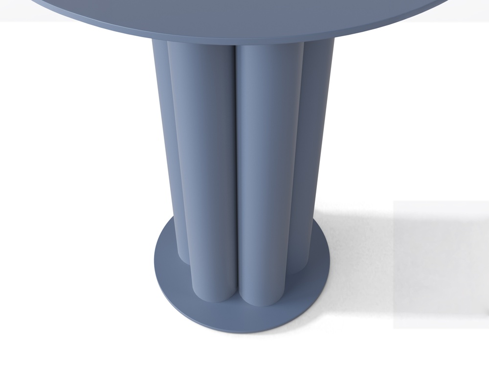 Cosmopolitan Design Beistelltisch Todi Himmelblau