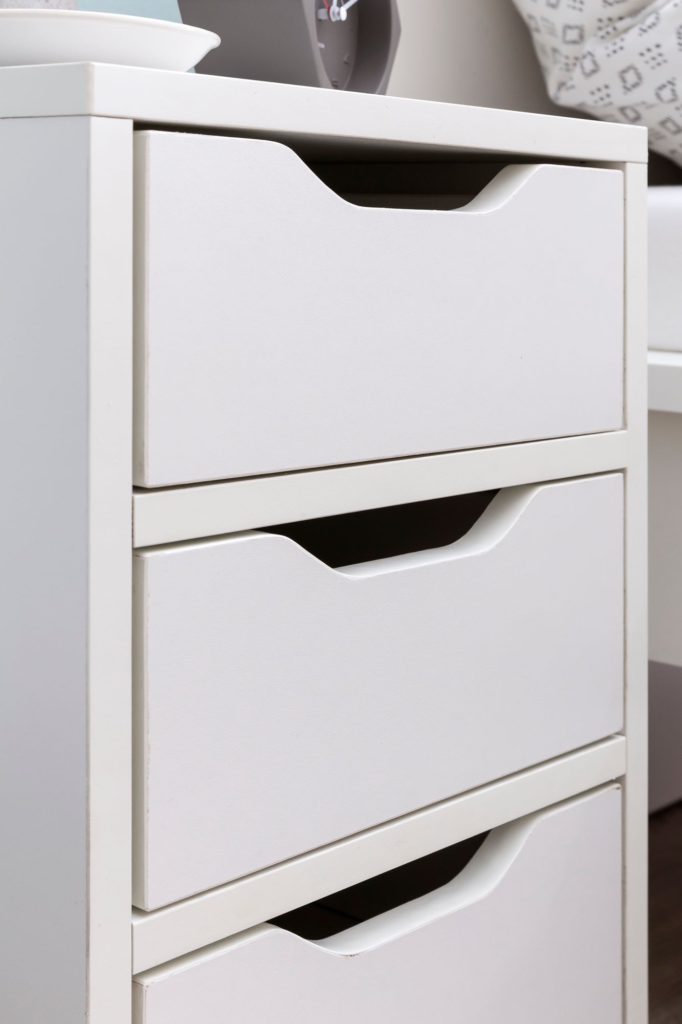 Nachttisch Herning Weiß 31 × 31 × 49 cm