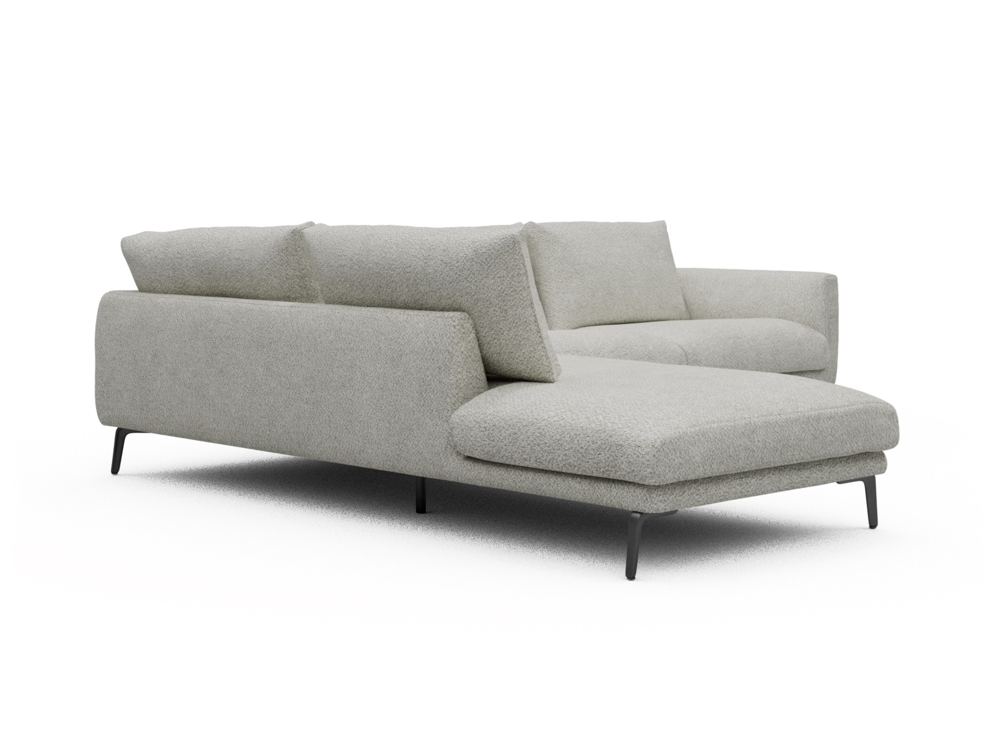 Skandi Home Ecksofa Karl Relax-Ecke links mit 2,5-Sitzer Vanora-Warm-Sand moebelfaktor