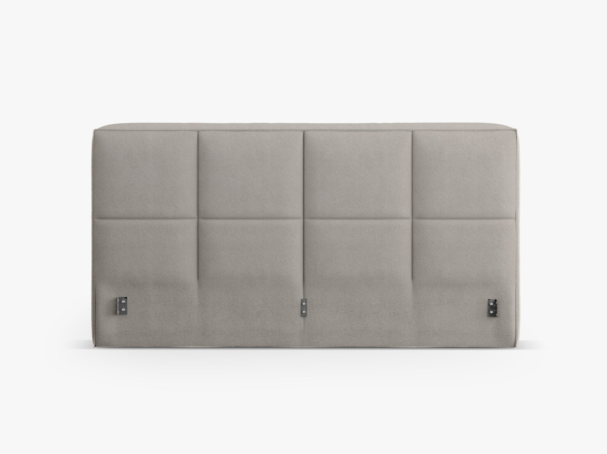 Micadoni Darren Samtiger Kopfteil Boucle LEGEND Dunkelbeige 209x100