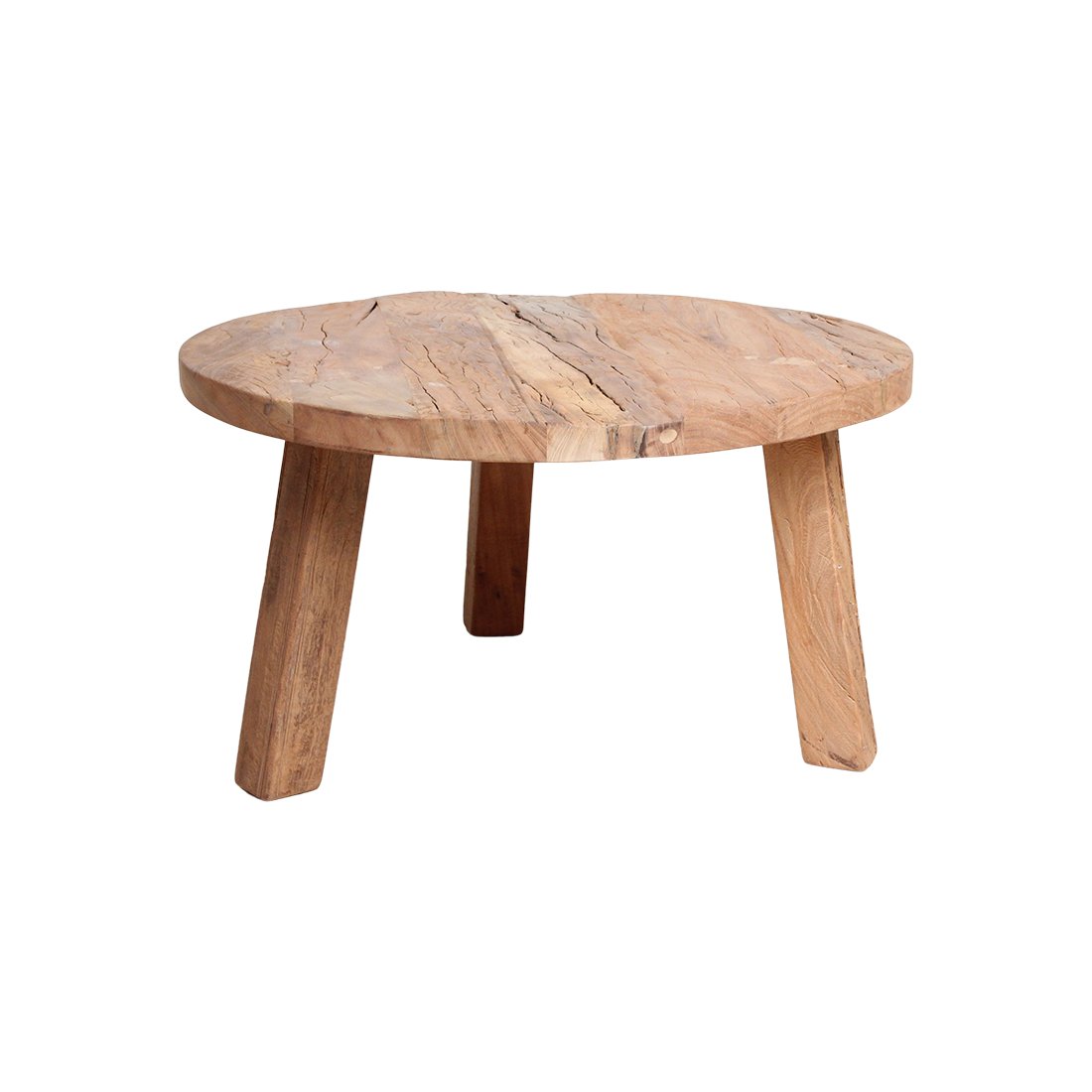 Raw Materials Couchtisch rund Recyclingholz 70cm