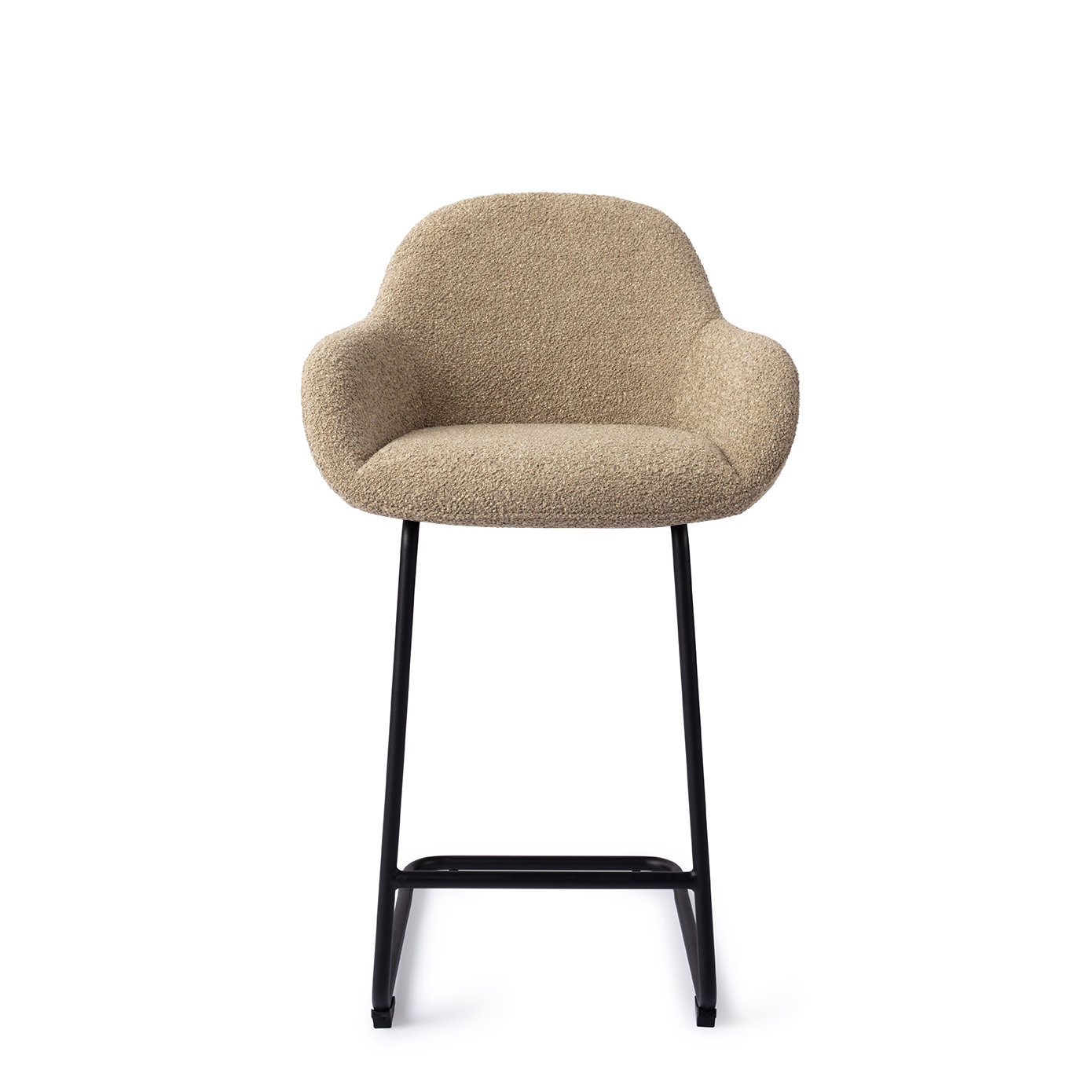 Jesper Home Barhocker Kushi Moss Meadow Arch Schwarz Tresenhöhe 65 cm