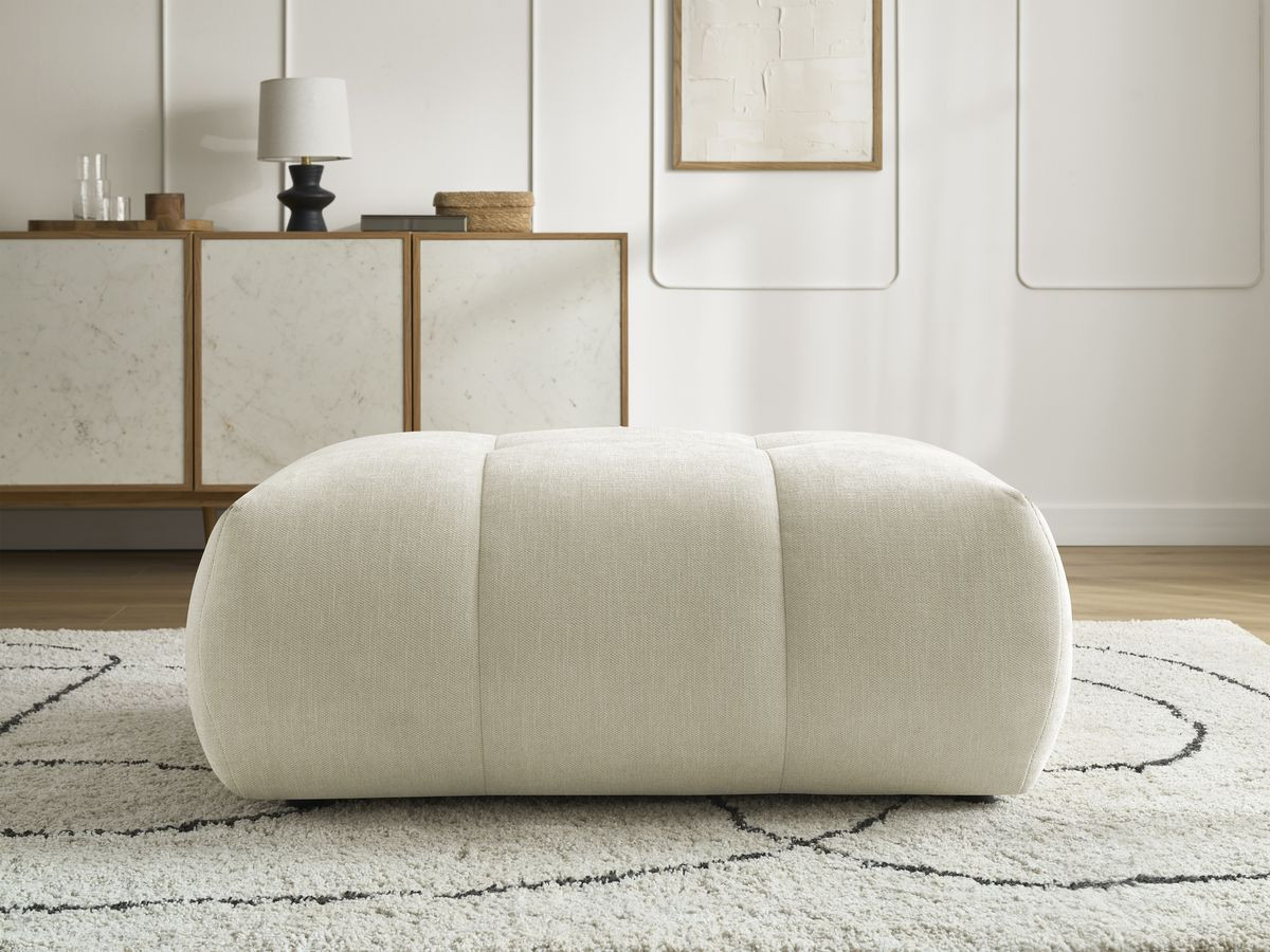 Bobochic Fuji Pouf Stoff Beige