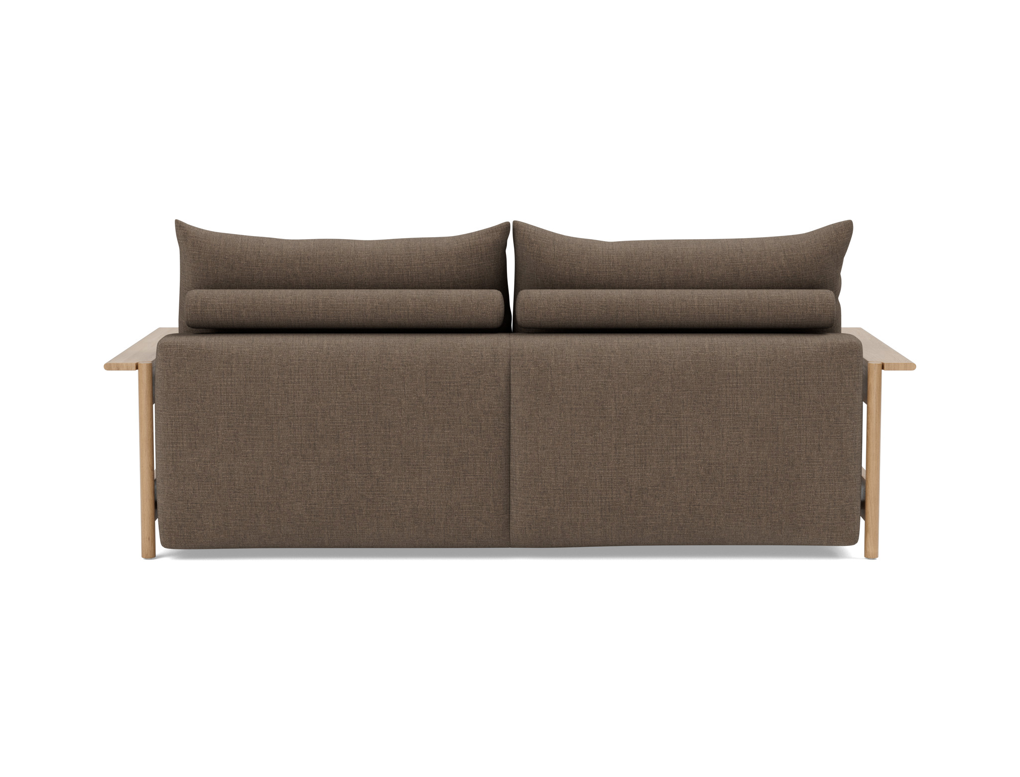 Schlafsofa Malloy Wood Chenille Esina 411-Cedar-Brown