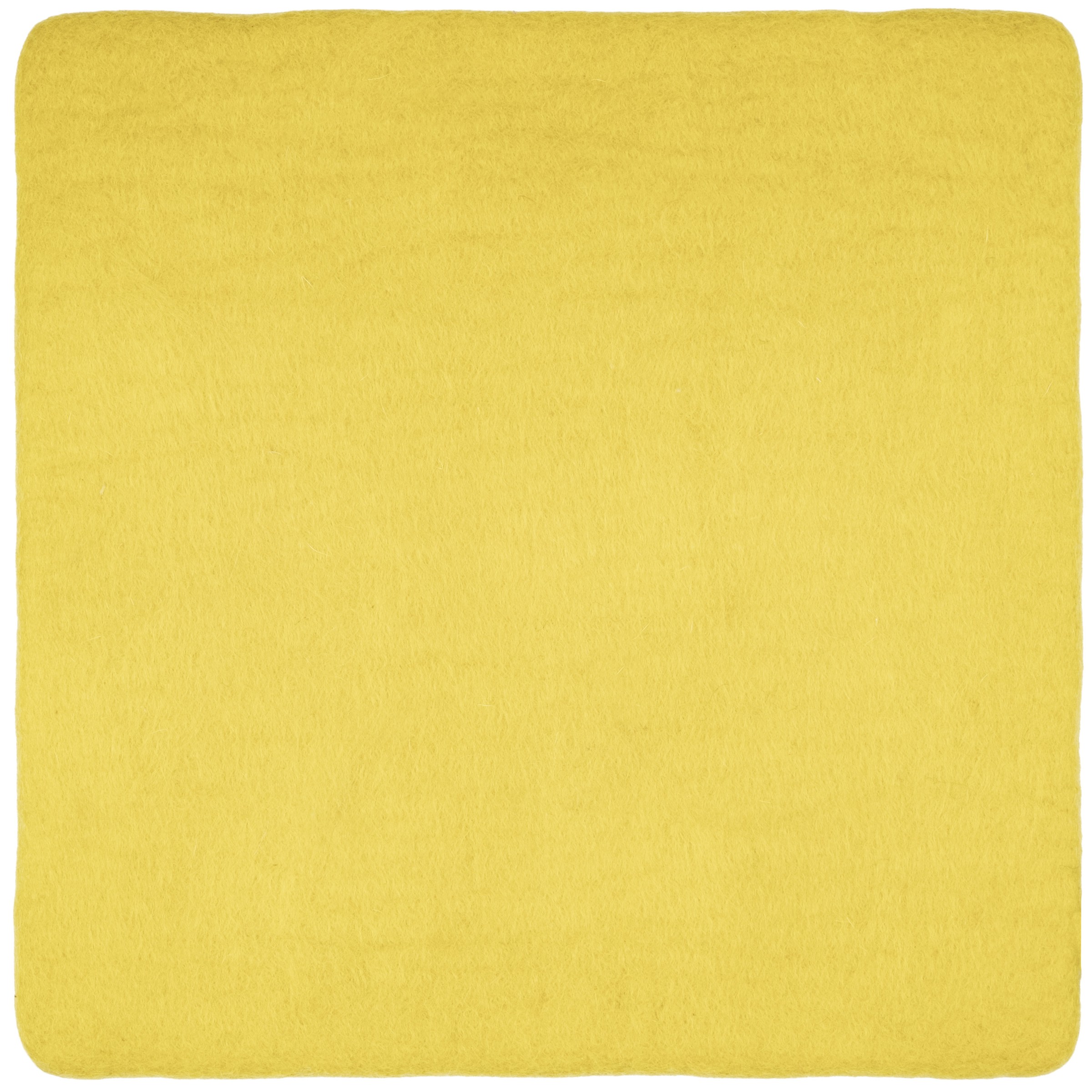 myfelt Kata Filz-Sitzauflage Gelbgrün 36 x 36 cm