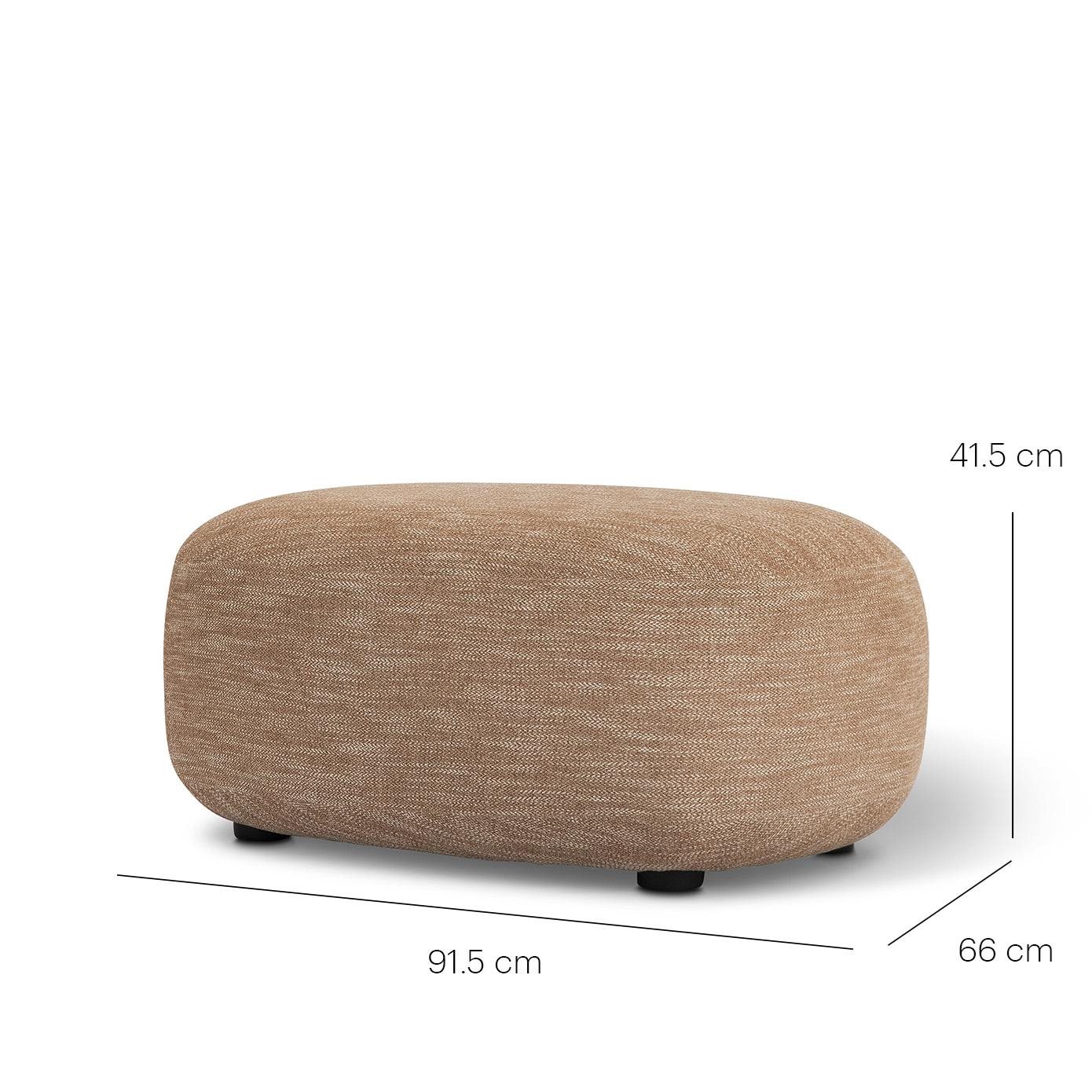 Jesper Home Polsterhocker Luusar Brown