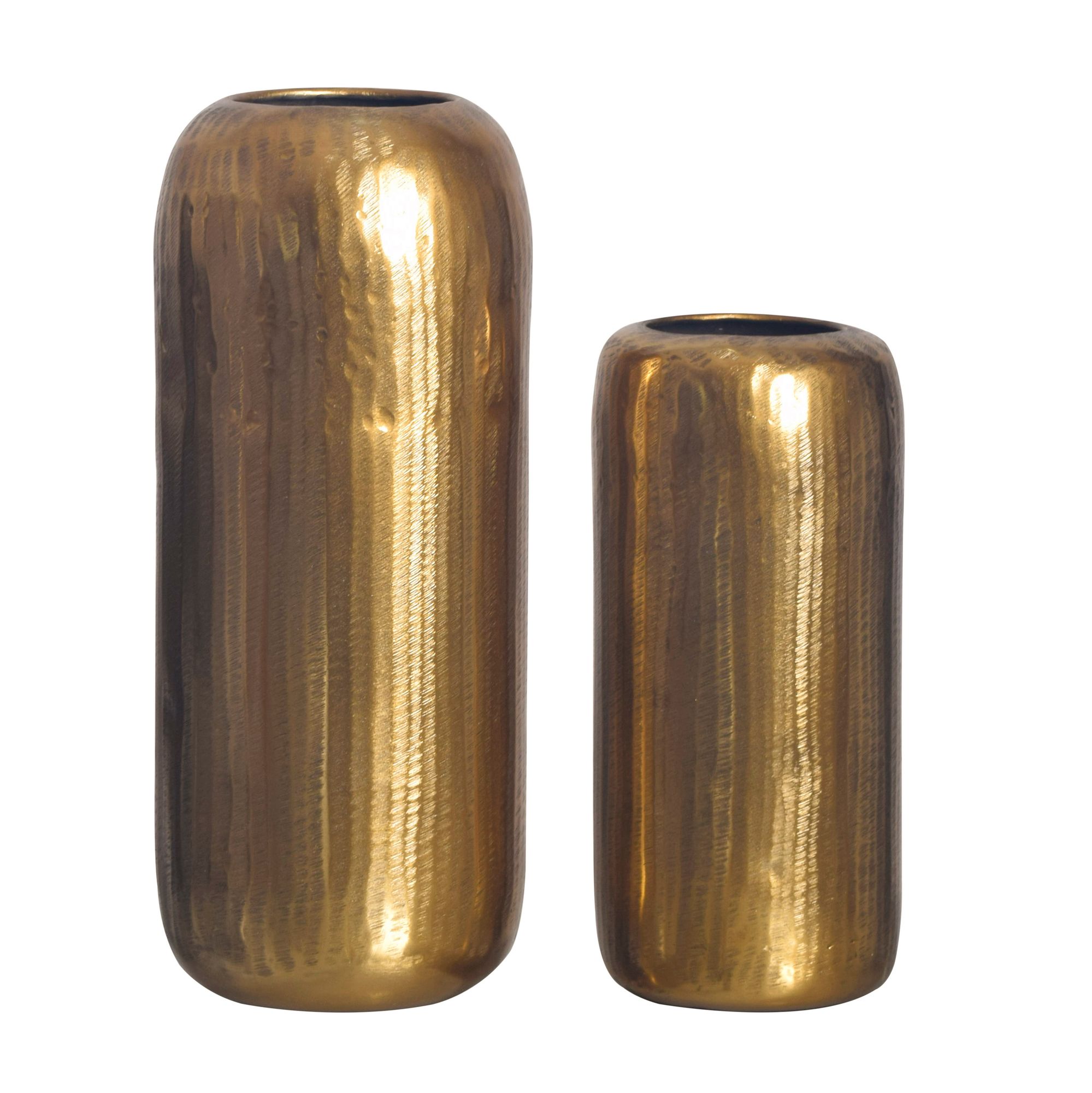 Tischvase Hovag Aluminium Gold Ø 16 cm