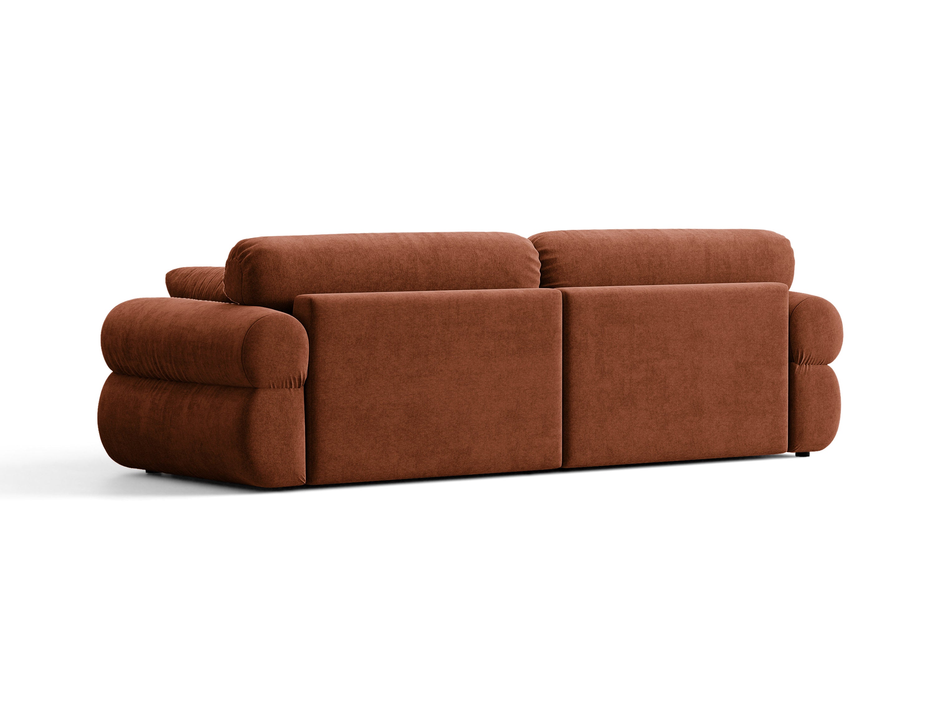 Micadoni Ophelia Sofa 4-Sitzer Strukturierter Stoff Liberty Ziegel