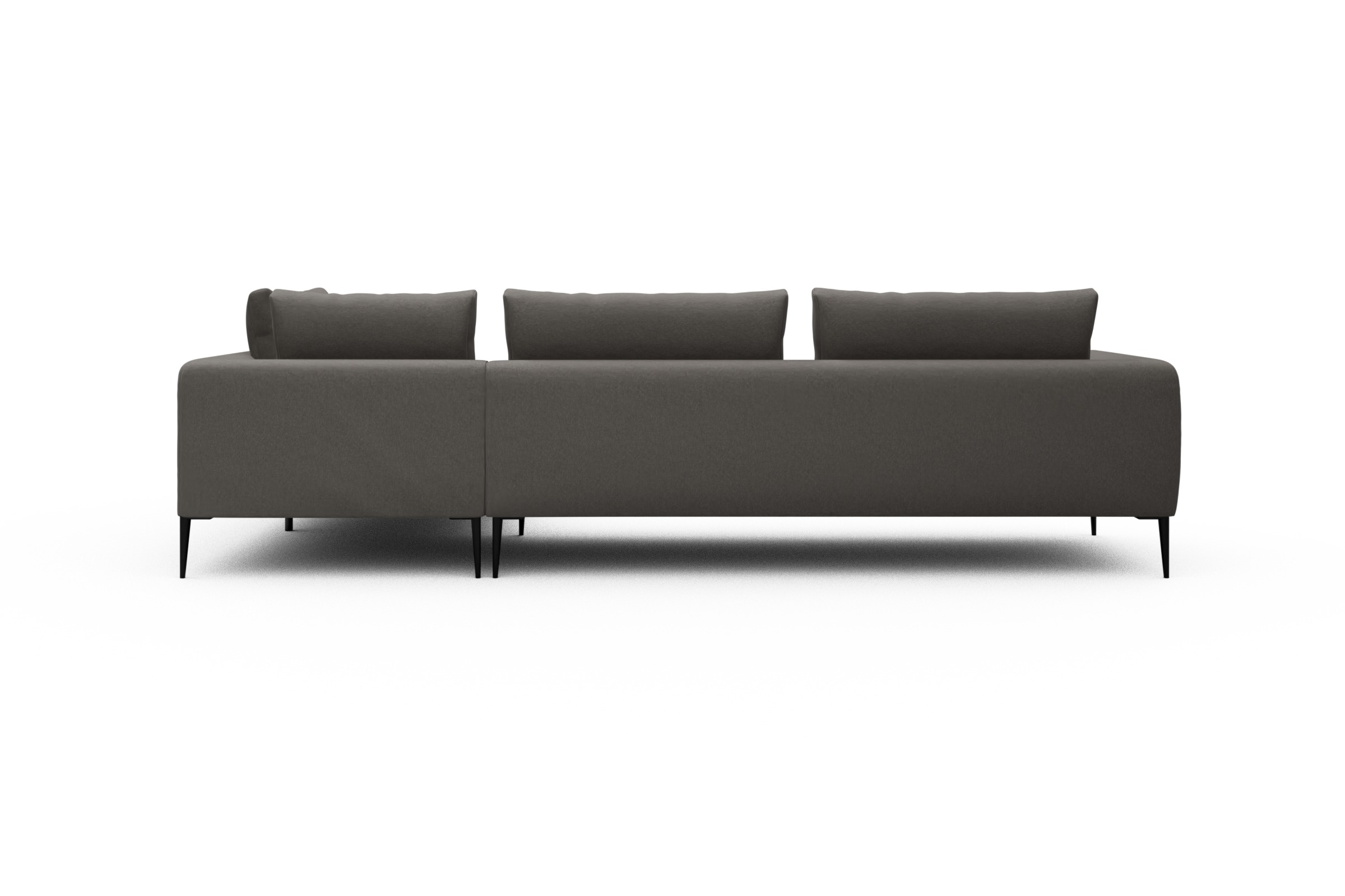 Ecksofa Paul Relax-Ecke links mit 3-Sitzer Satya-Taupe