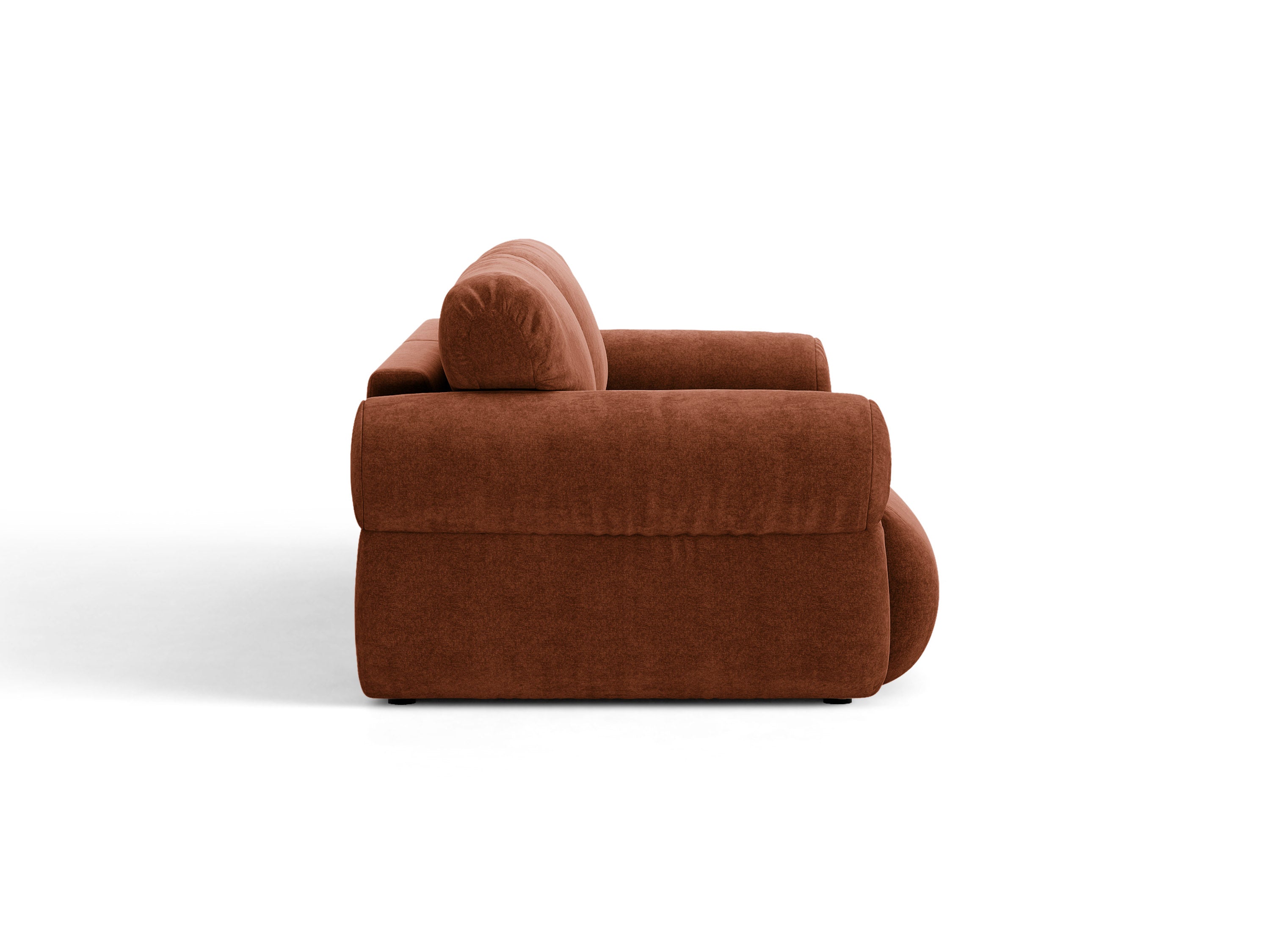 Micadoni Ophelia Sofa 4-Sitzer Strukturierter Stoff Liberty Ziegel