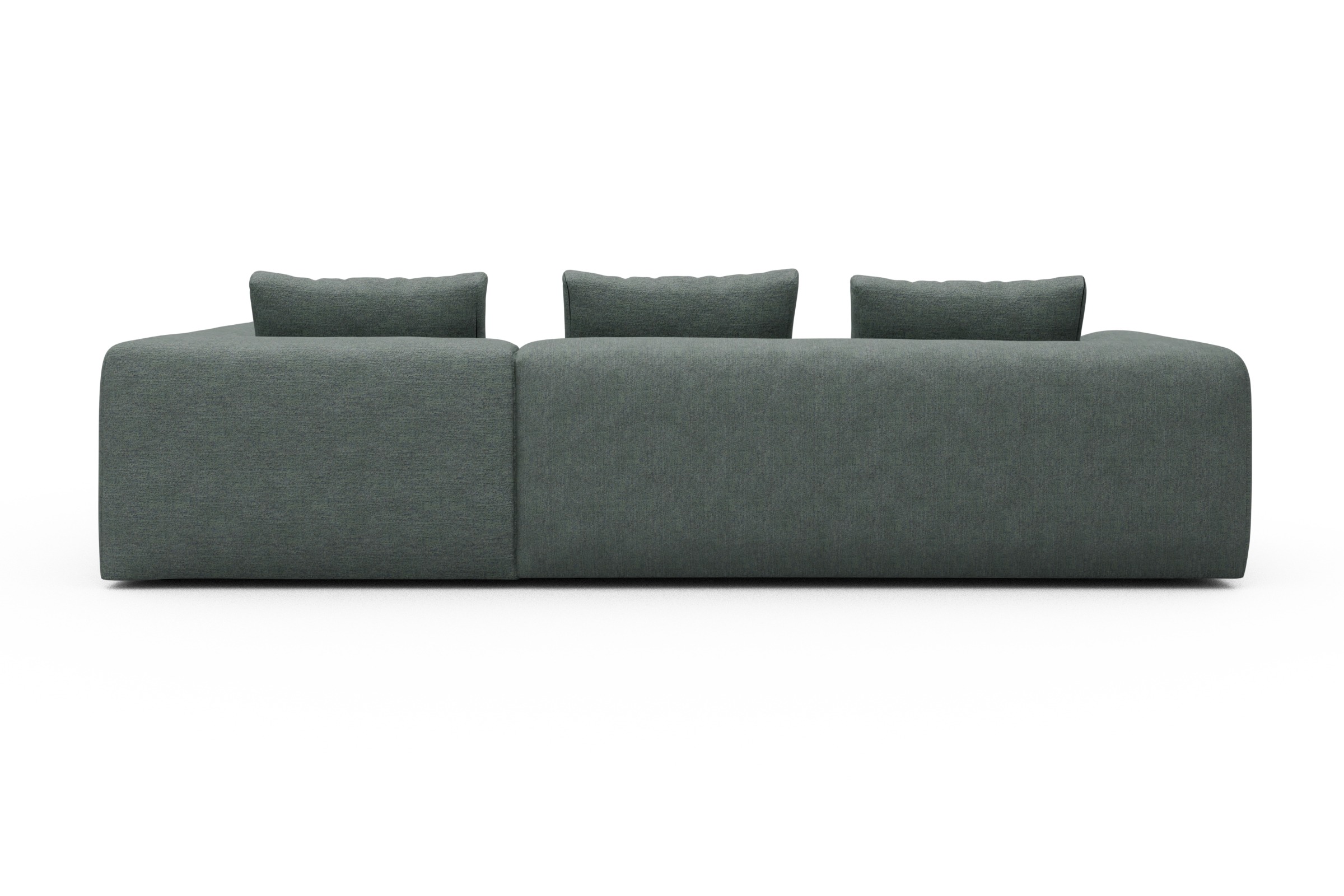 Ecksofa Fred Relax-Ecke rechts mit 2,5-Sitzer Carreno-Ice-Blue