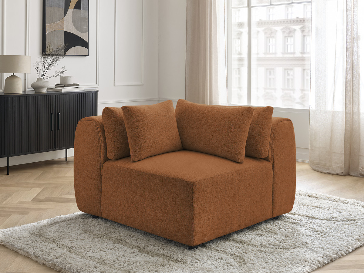 Bobochic Jana Eckmodul Melange-Stoff Orange