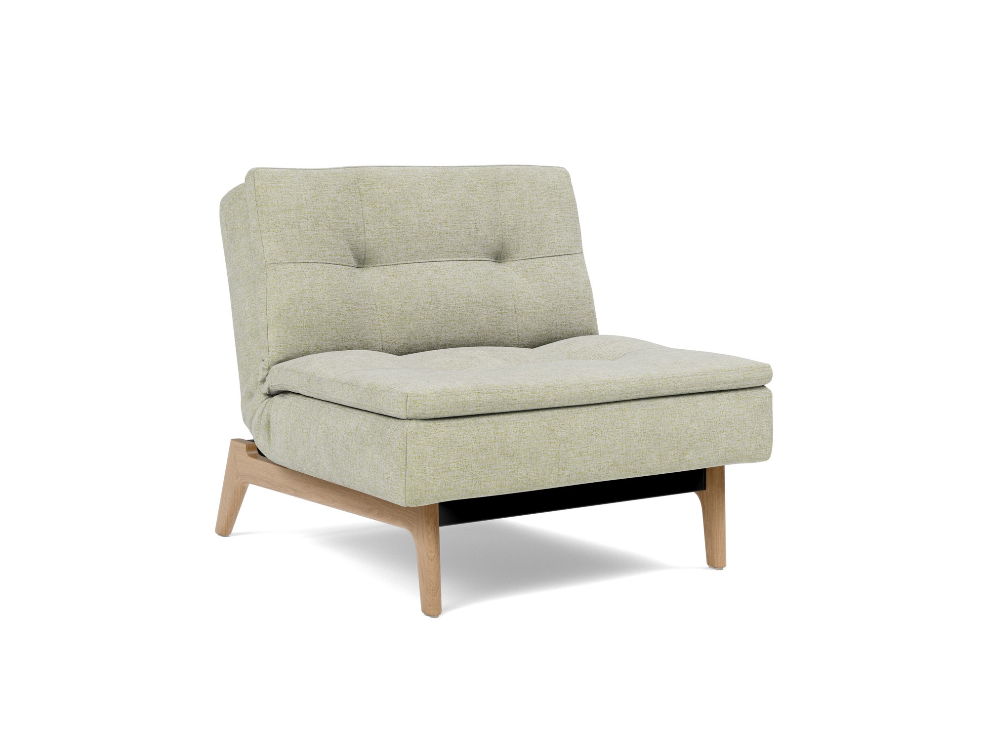 Sessel Dublexo Flachgewebe Avella 280-Sand Beine Eiche