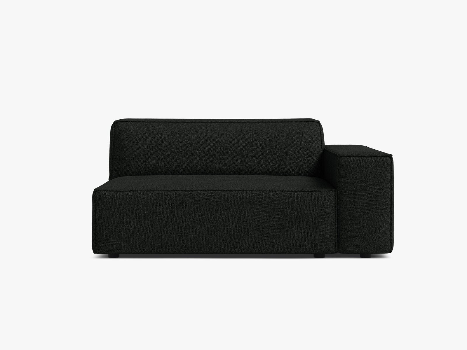 Micadoni Jodie Sofamodul XL Rechts Boucle Baloo Schwarz