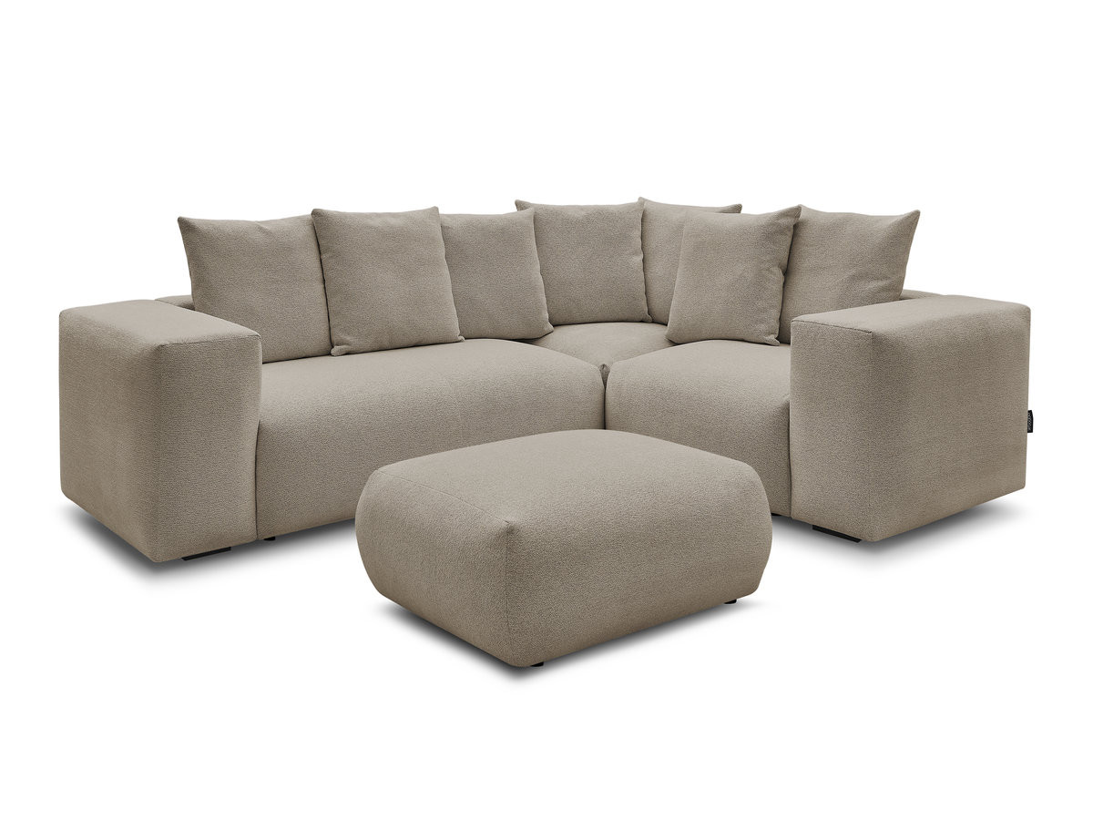 Melange-Stoff · Taupe