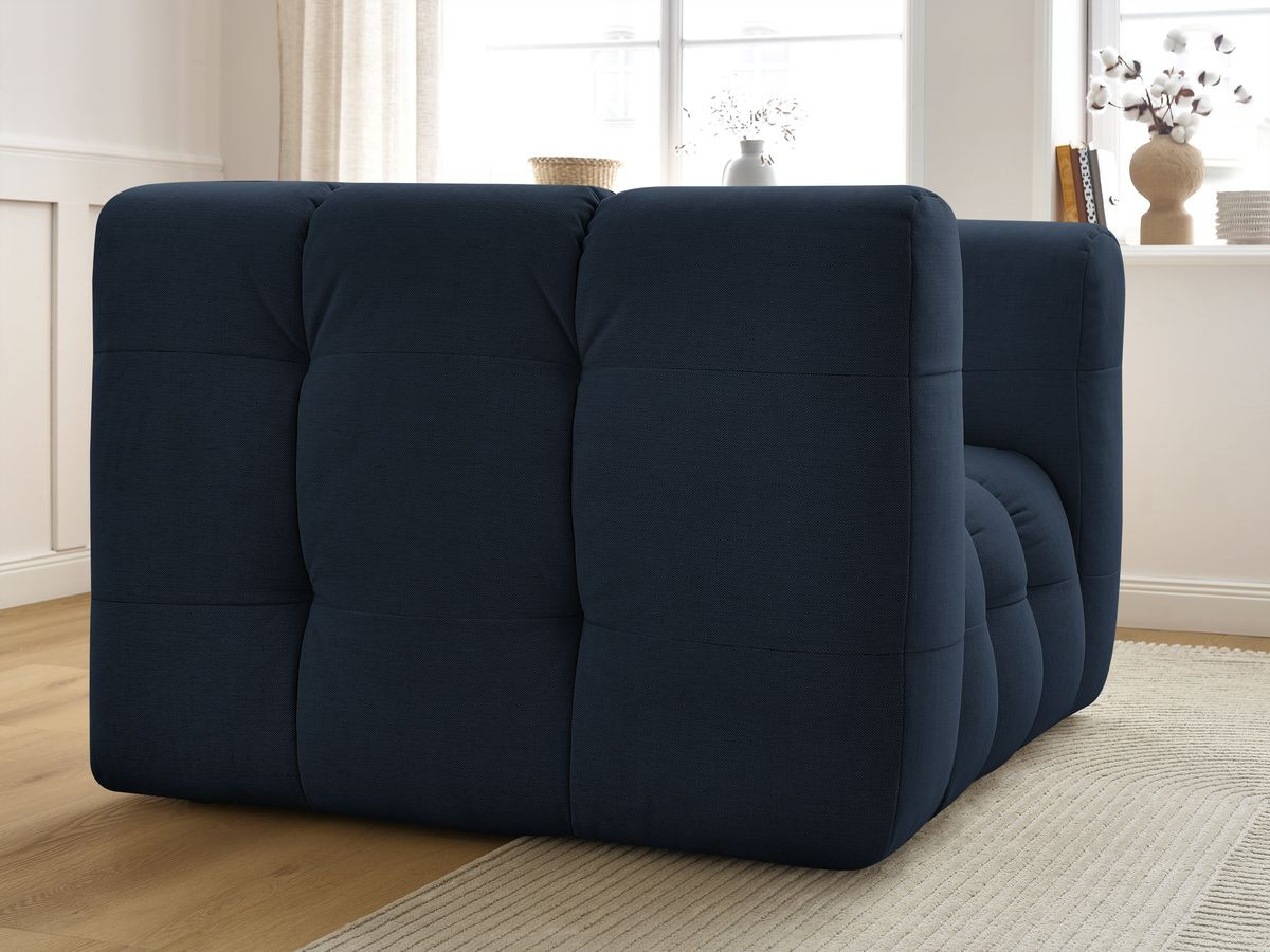 Bobochic Ulysse Sessel Stoff Dunkelblau