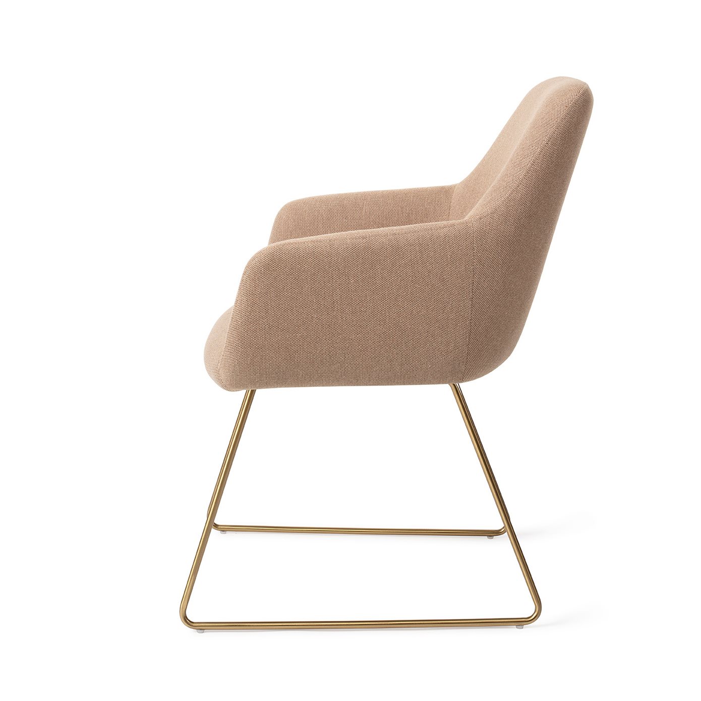 Jesper Home Esszimmerstuhl Hiroo Whisper-Wheat Slide Gold