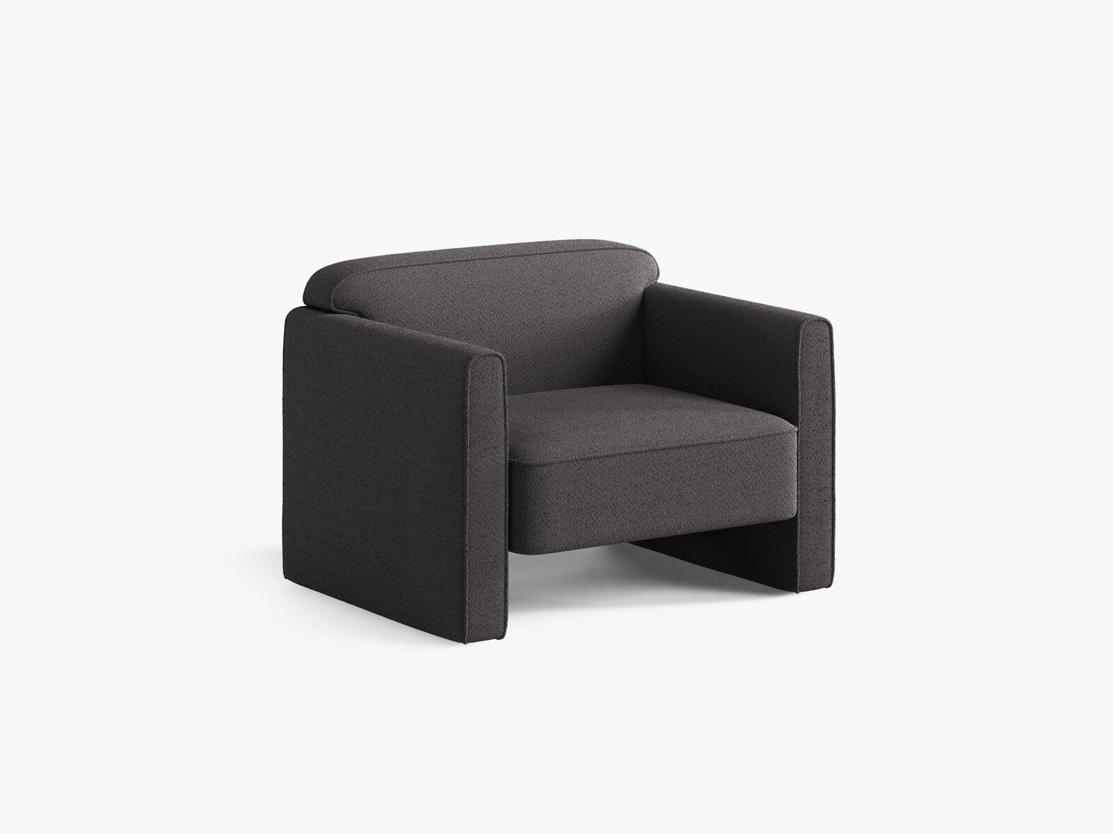 Micadoni Sessel Abby Boucle Coral Graphit