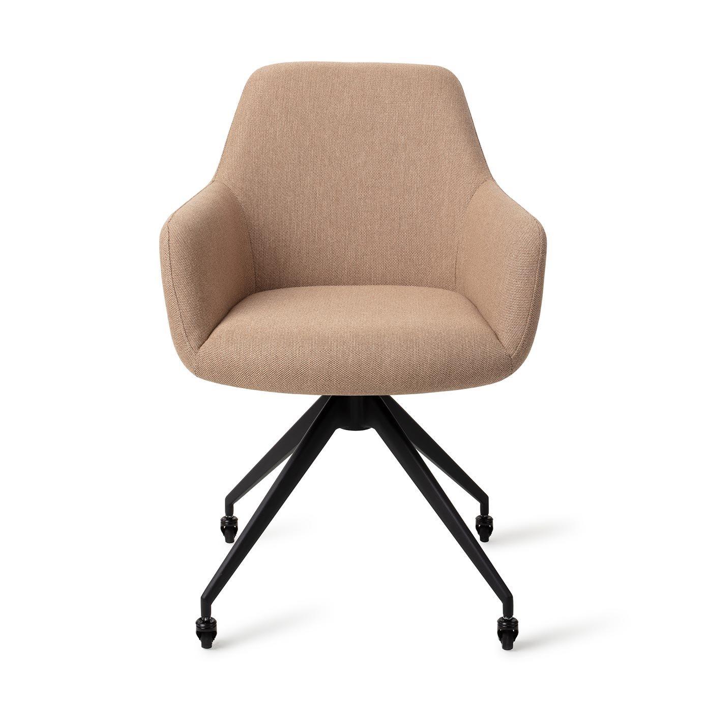 Jesper Home Esszimmerstuhl Hiroo Whisper Wheat Glide Schwarz