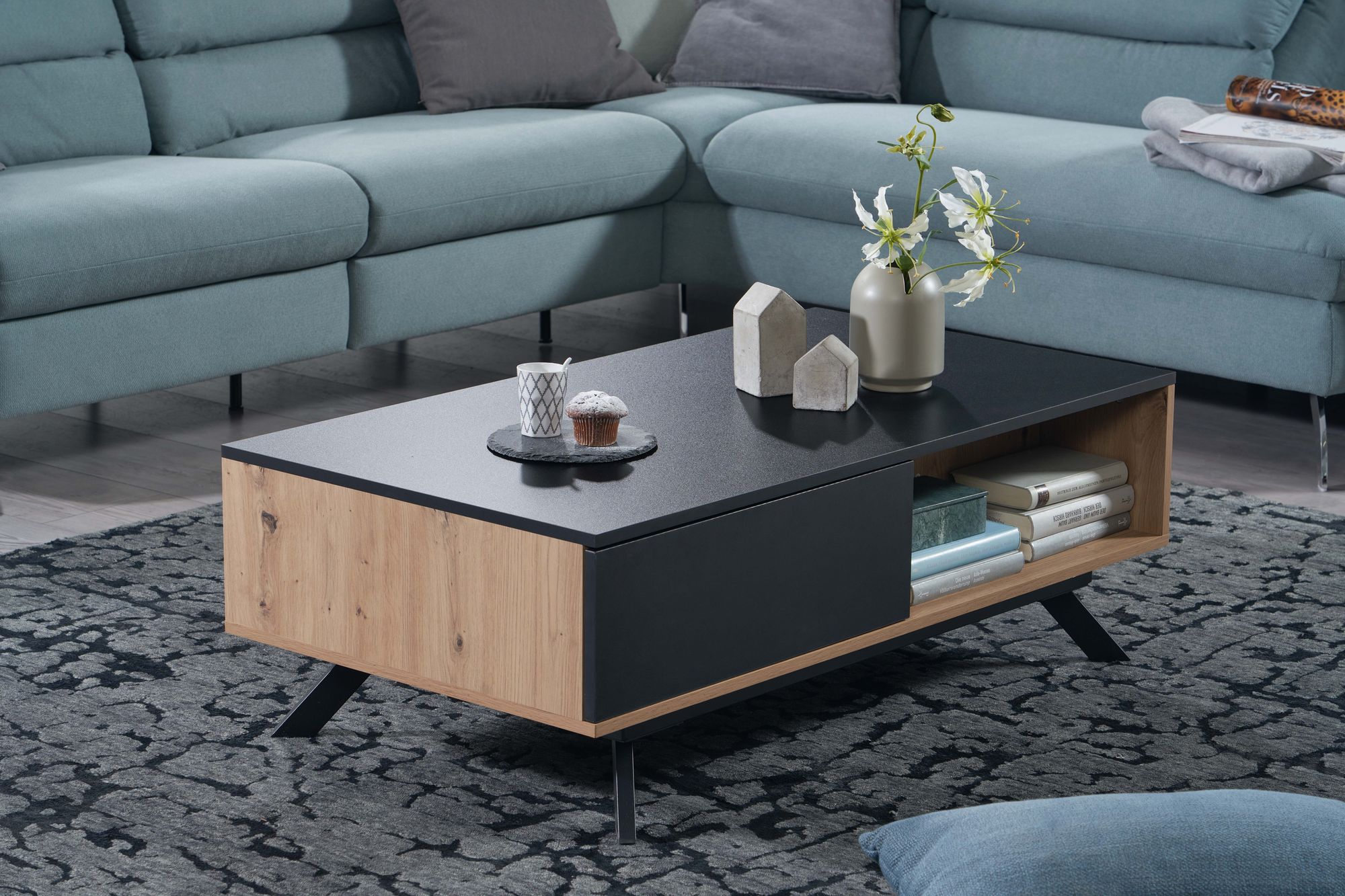 Couchtisch Vallanes Braun 110 × 60 × 38 cm