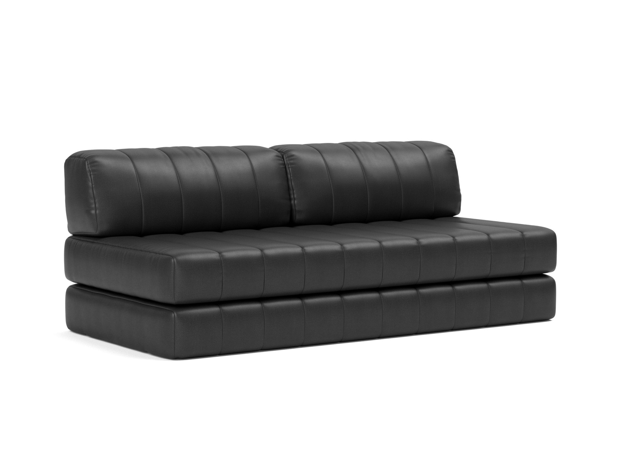 Schlafsofa CozyPad Lederoptik Faunal 550-Black