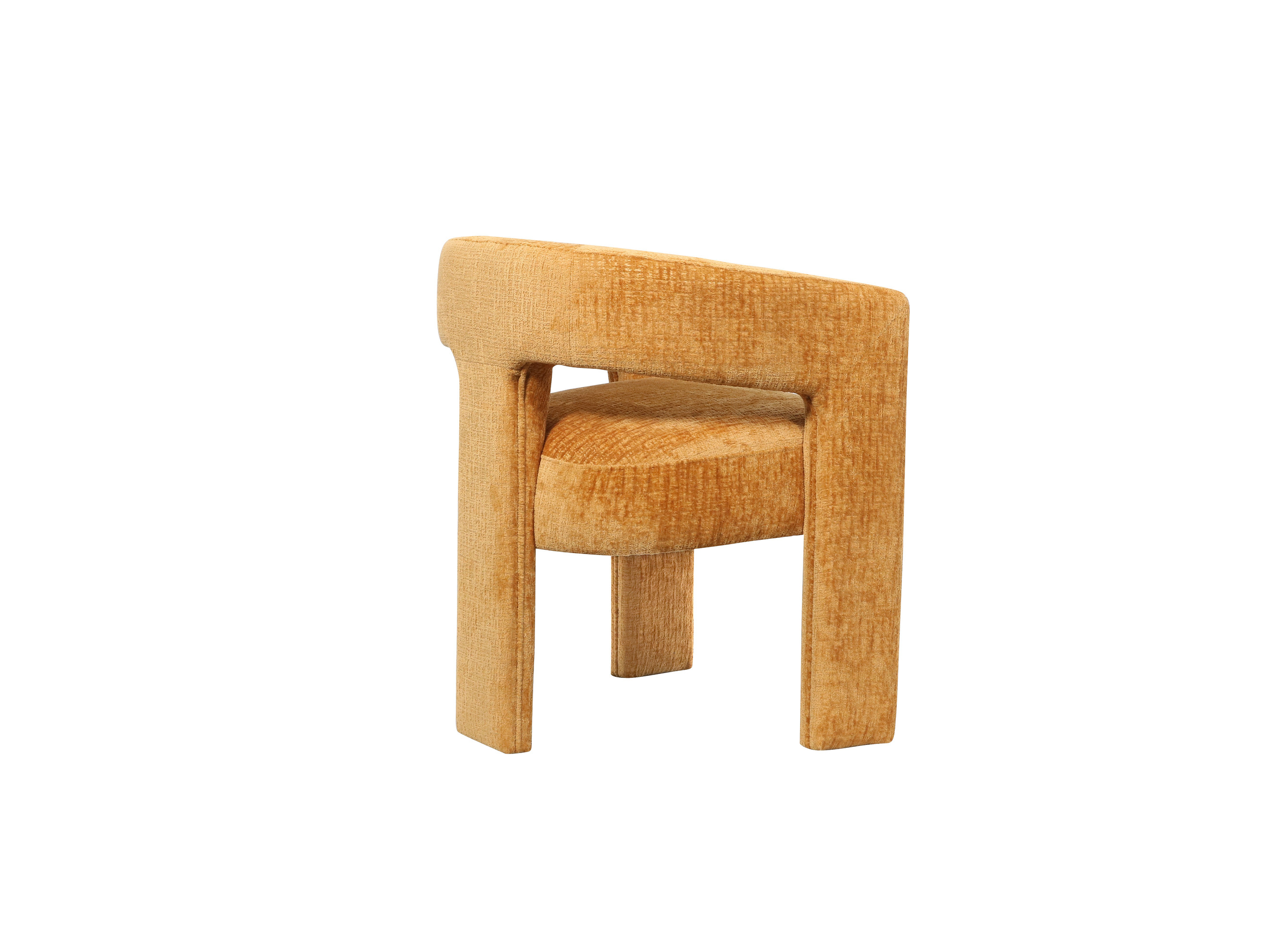 Livin Hill Set Leith: 4× Polsterstuhl Orange-Gold