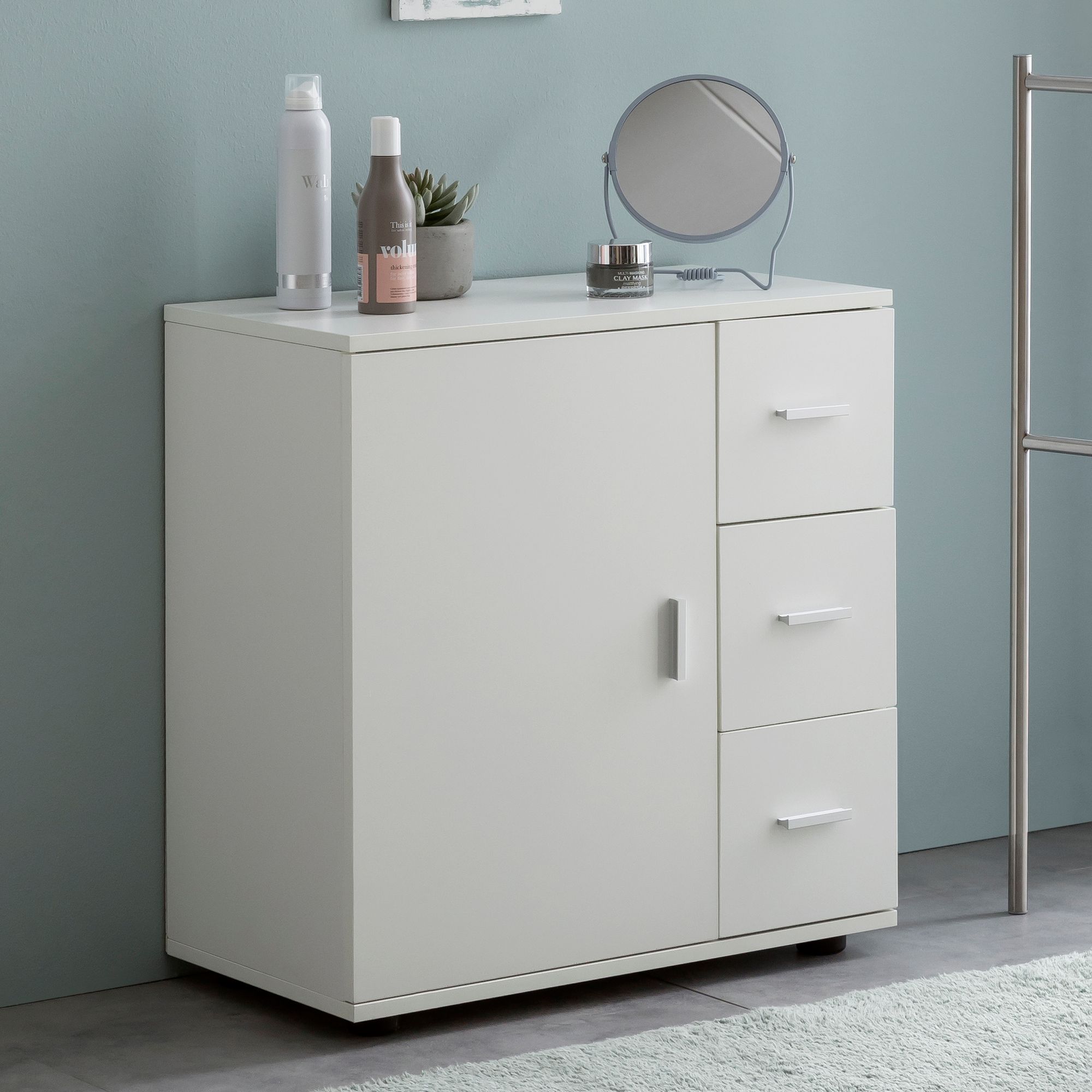 Unterschrank Korsor Weiß 60 × 33 × 65,5 cm