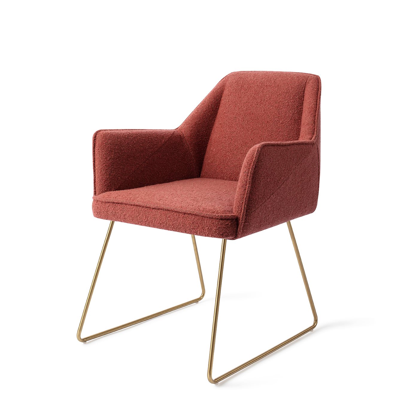 Jesper Home Esszimmerstuhl Tome Shabby-Saffron Slide Gold