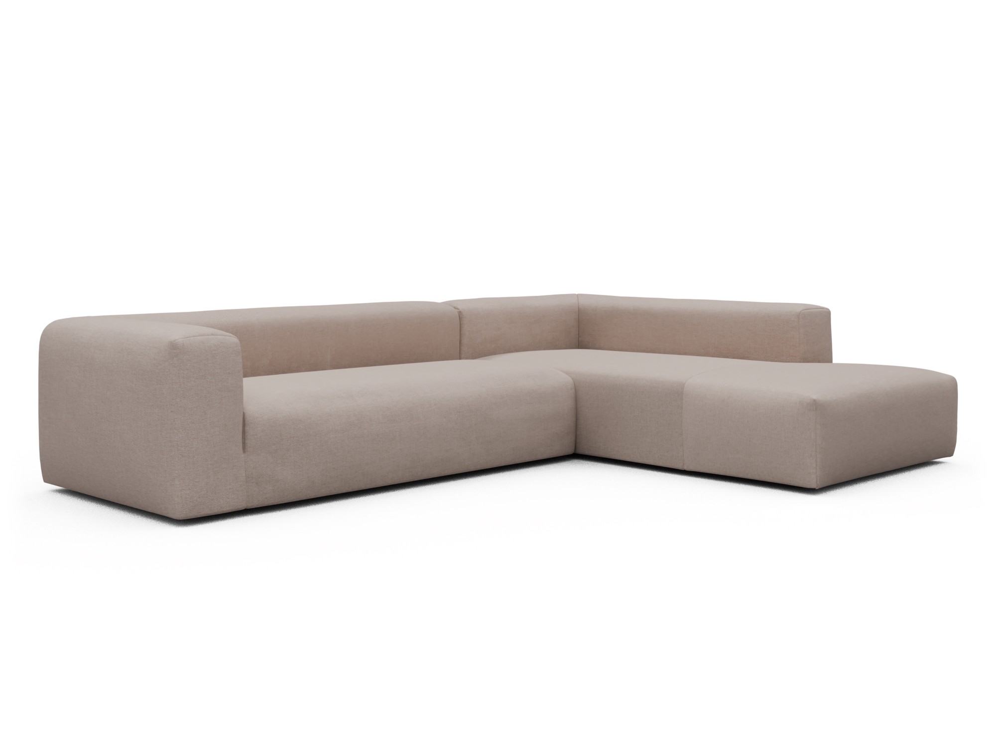 Skandi Home Ecksofa Fred Relax-Ecke rechts mit 2,5-Sitzer Weda-Sand moebelfaktor