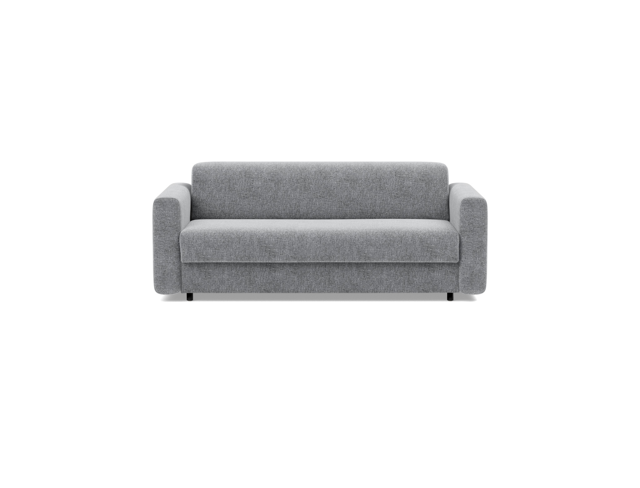 Schlafsofa Killian mit Taschenfederkernmatratze 140 Strukturierter Stoff Twist 565-Granite