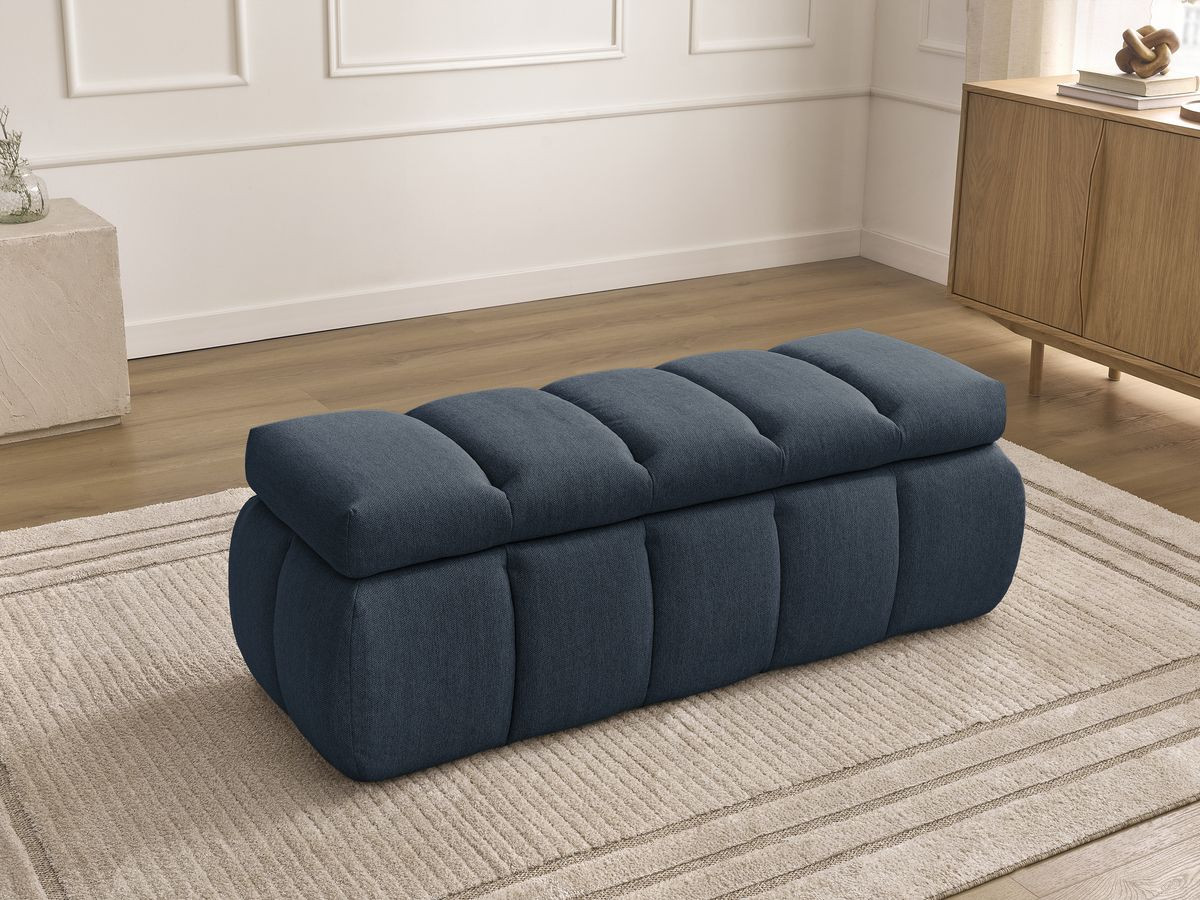 Bobochic Denali Bettbank 144 × 54 cm Stoff Dunkelblau