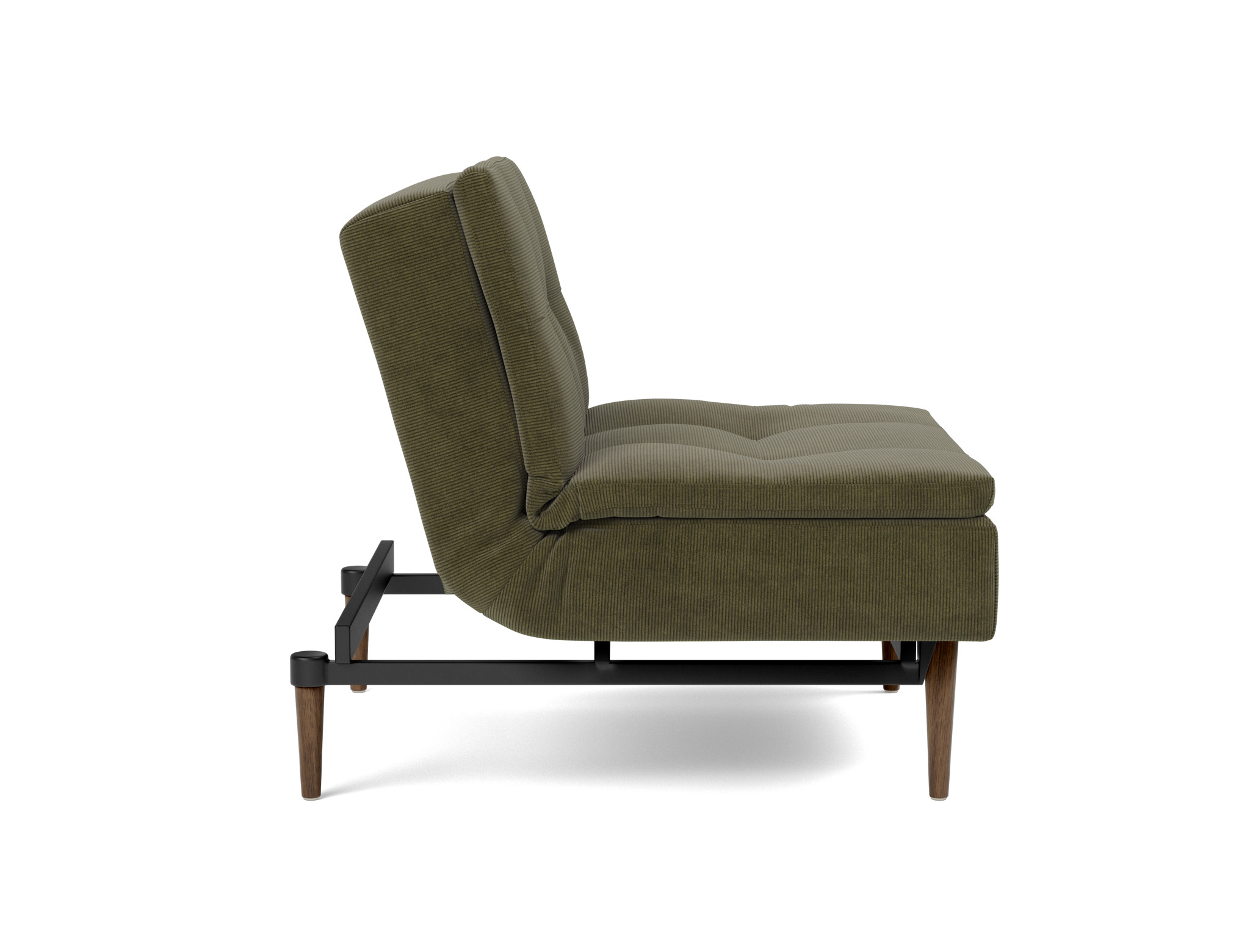 Sessel Dublexo Kord Cordufine 316-Pine-Green Beine Styletto Eiche dunkel