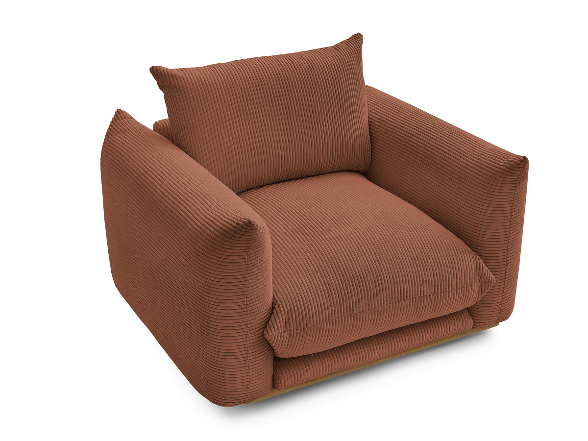 Bobochic Ernest Sessel Cordsamt Orange
