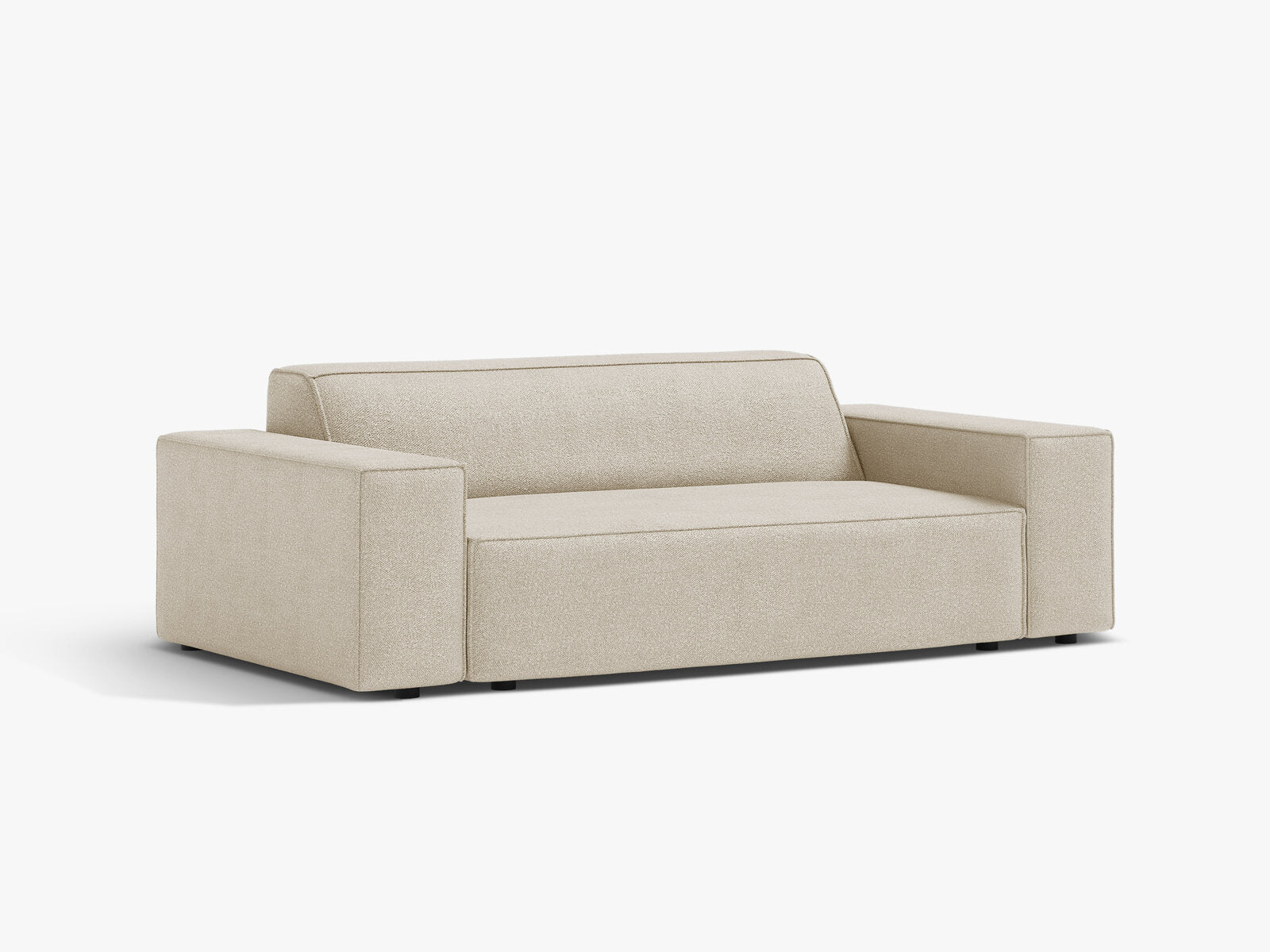Micadoni Jodie Sofa 2-Sitzer Boucle Baloo Beige