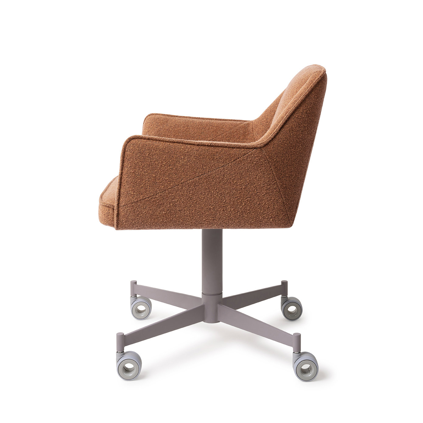 Jesper Home Esszimmerstuhl Tome Cinnamon Bun Caster Grau
