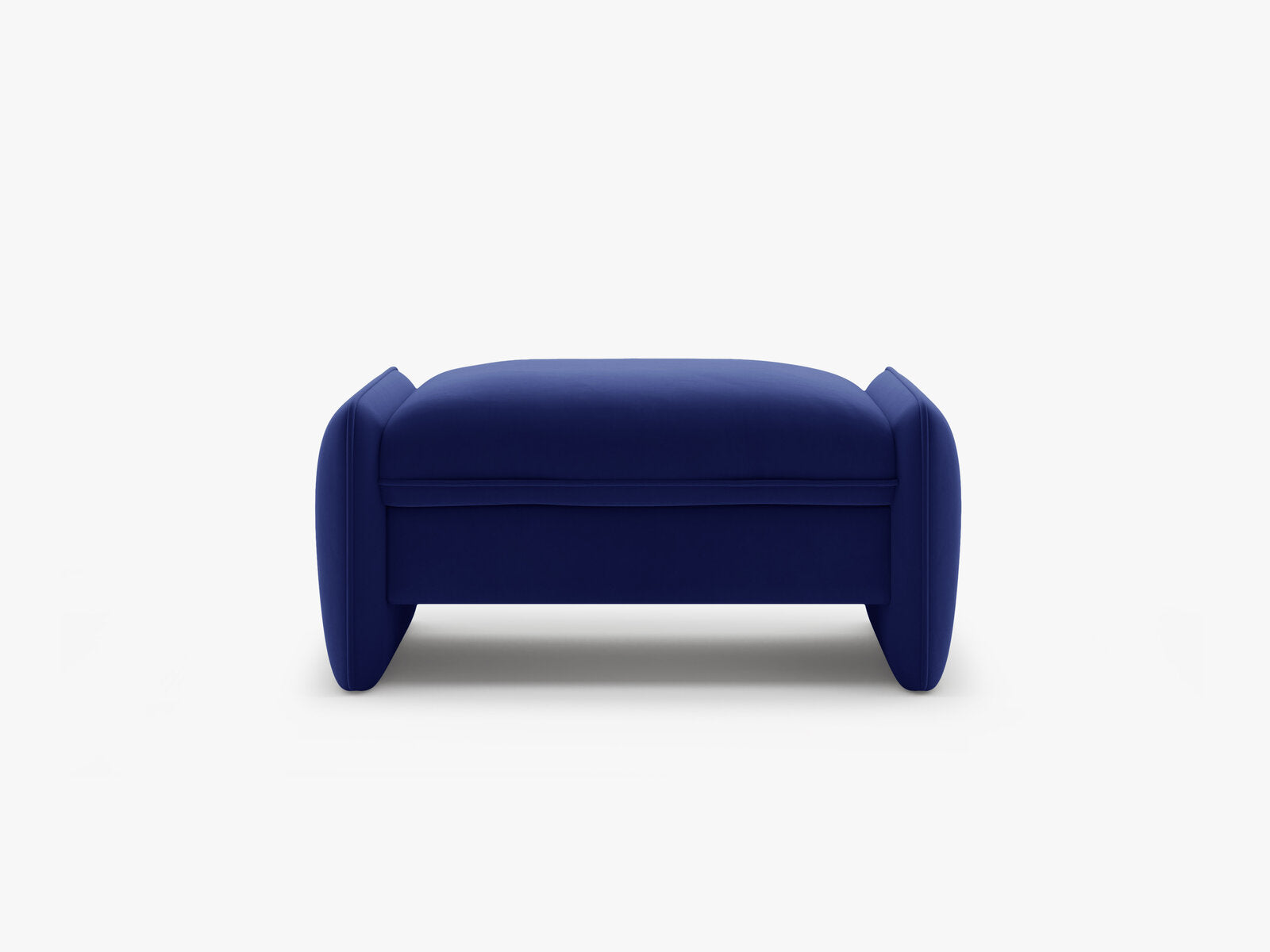 Micadoni Georgia Pouf Samt Magic Velvet Kobalt