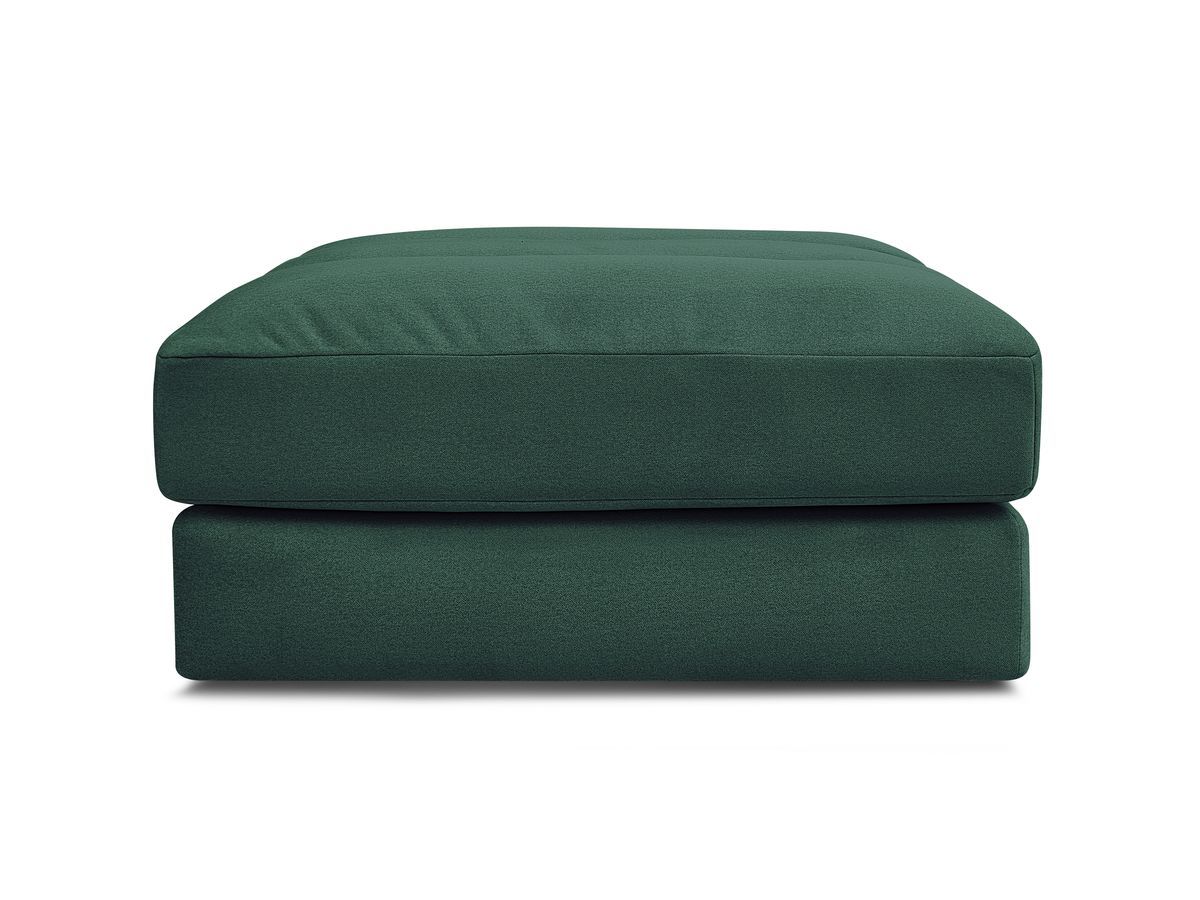 Bobochic Sierra Pouf Samt Dunkelgrün