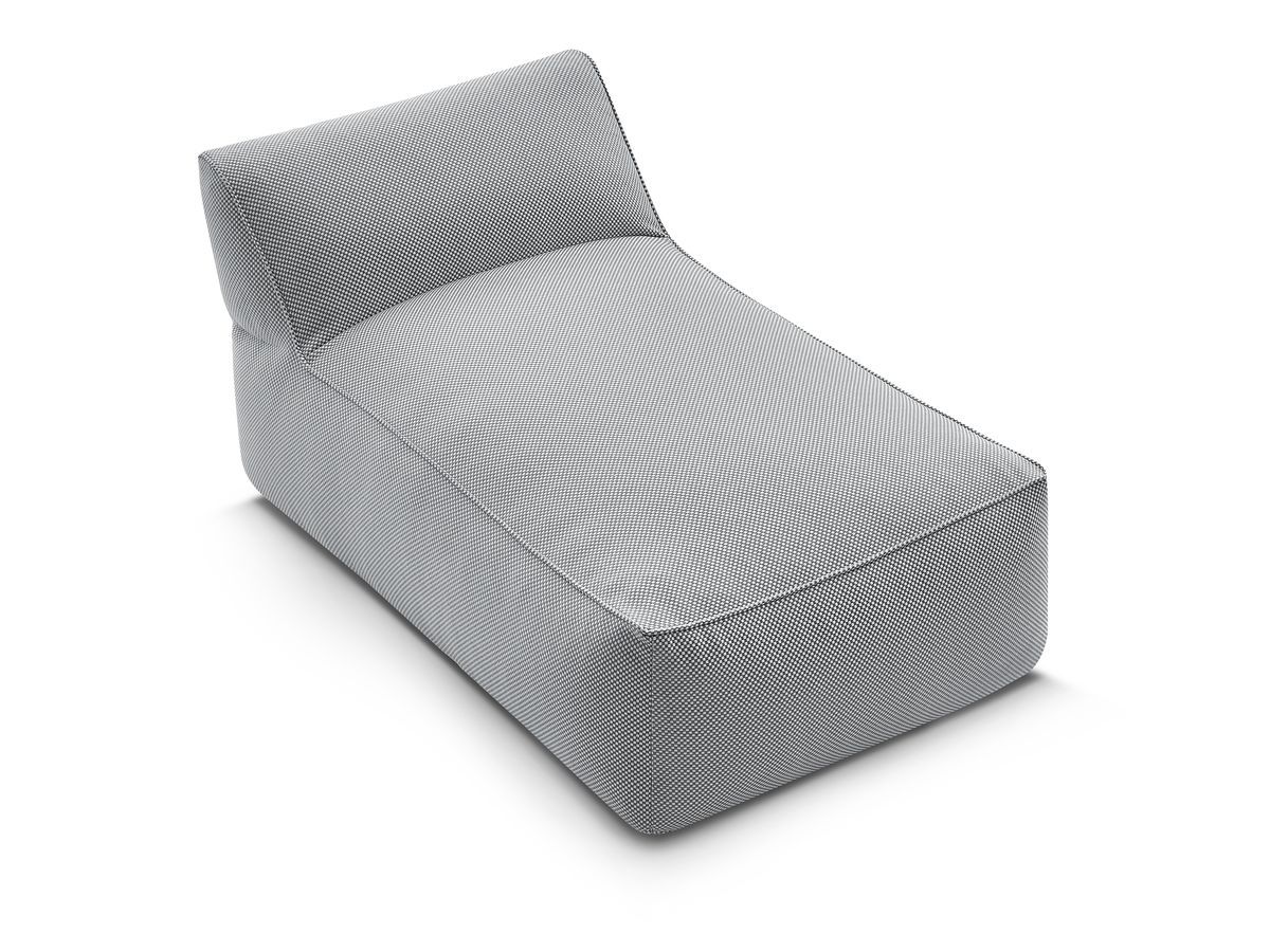 Bobochic Riviera Méridienne-Modul Melange-Stoff Hellgrau