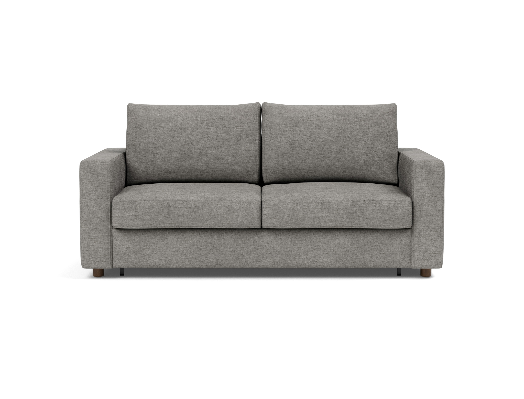 Schlafsofa Neah mit Standard-Armlehnen 160 Flachgewebe Avella 282-Warm-Grey