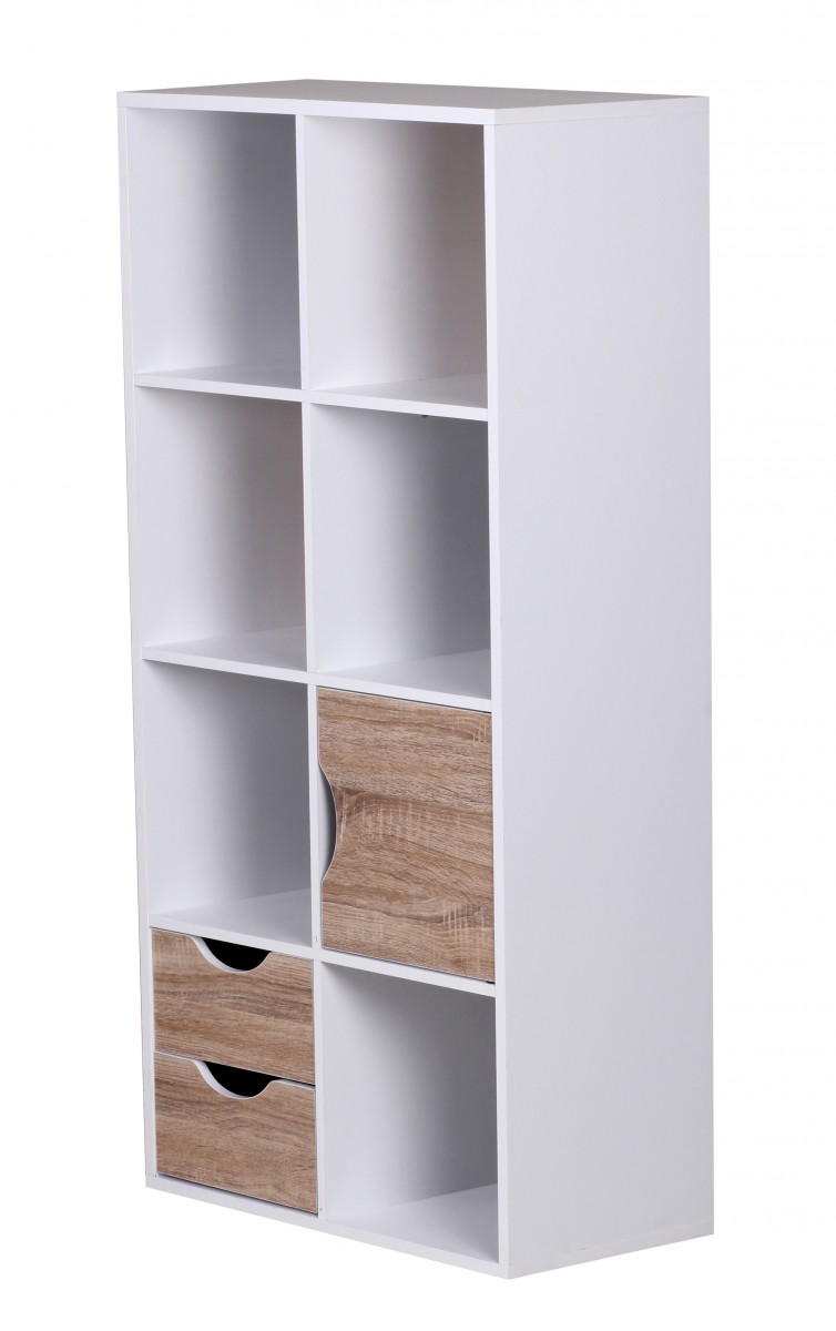 Bücherregal Averoy Weiß 60 × 29 × 120 cm
