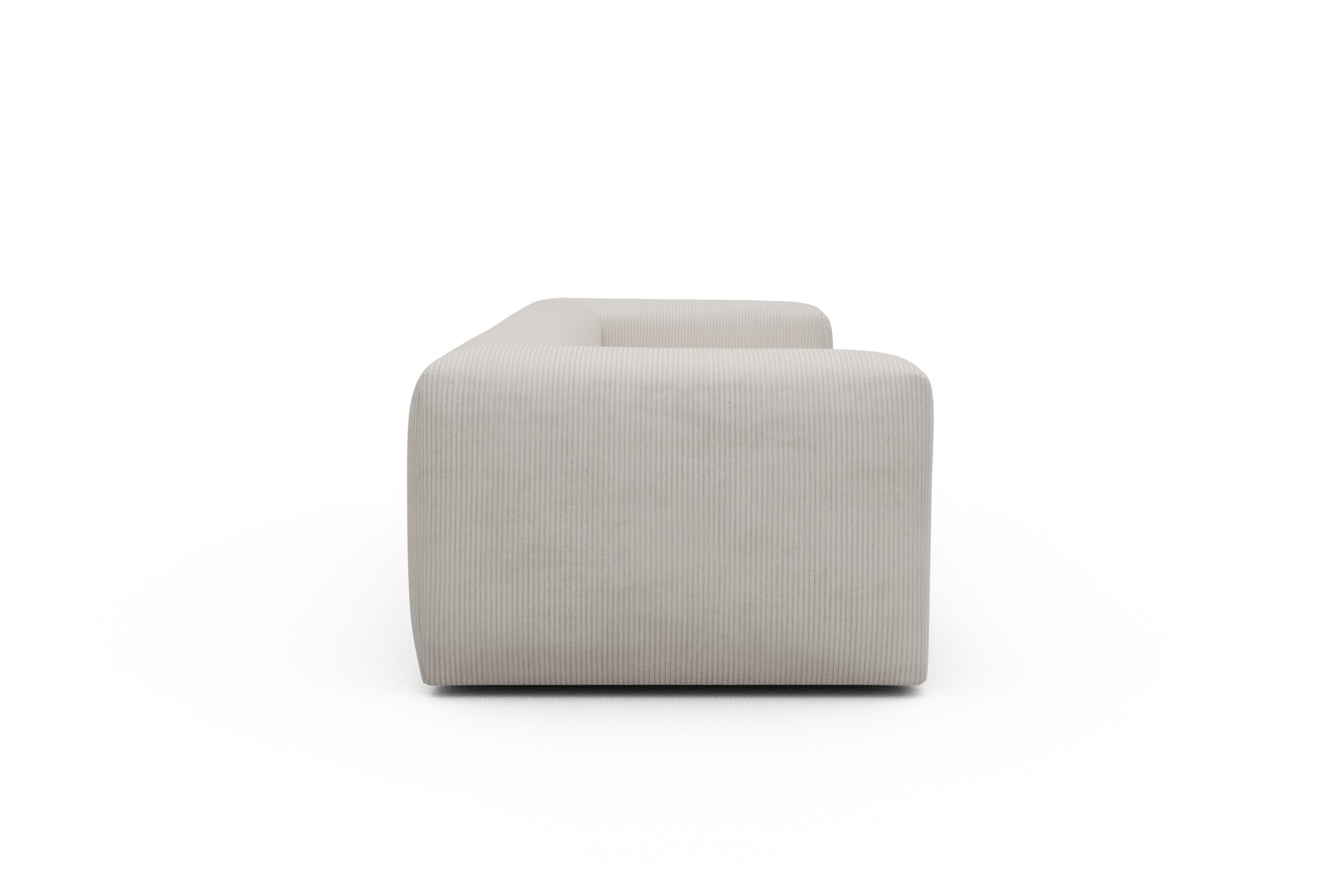 Sofa Fred 3-Sitzer Kord Corduroy 594-Ivory