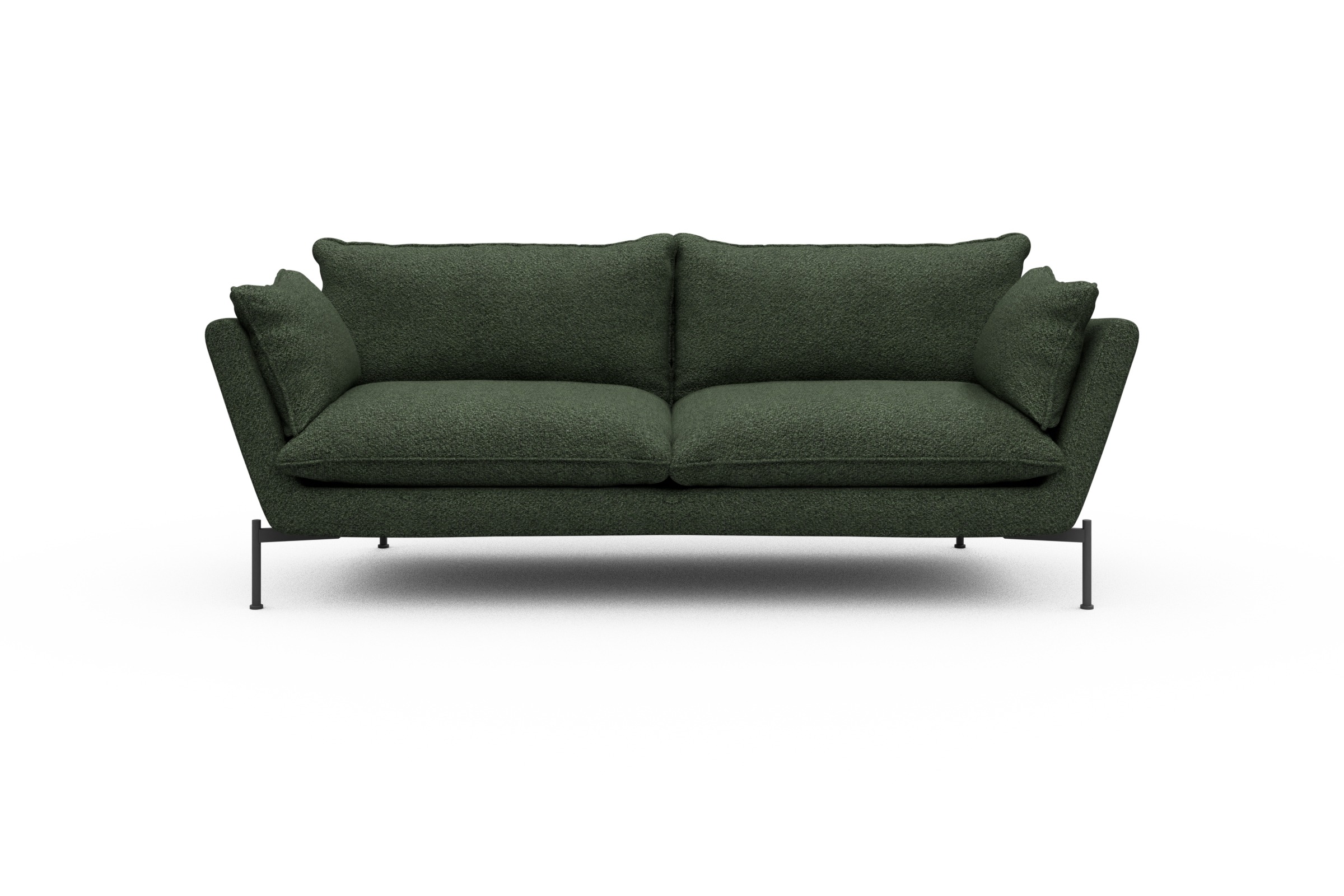 Skandi Home Sofa Anton PREMIUM 3-Sitzer Vanora-Deep-Green moebelfaktor
