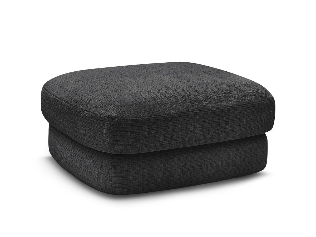 Bobochic Leonore Pouf Strukturstoff Schwarz