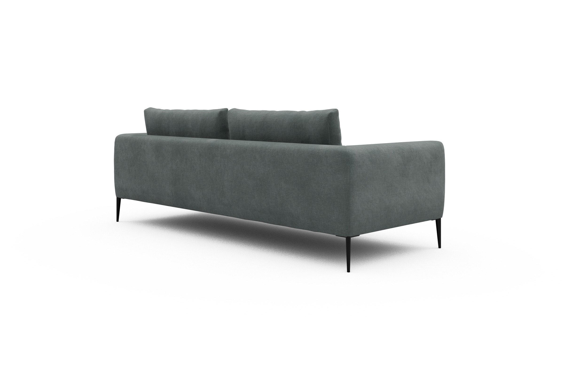 Sofa Paul 3-Sitzer Smooth-Silver-Grey