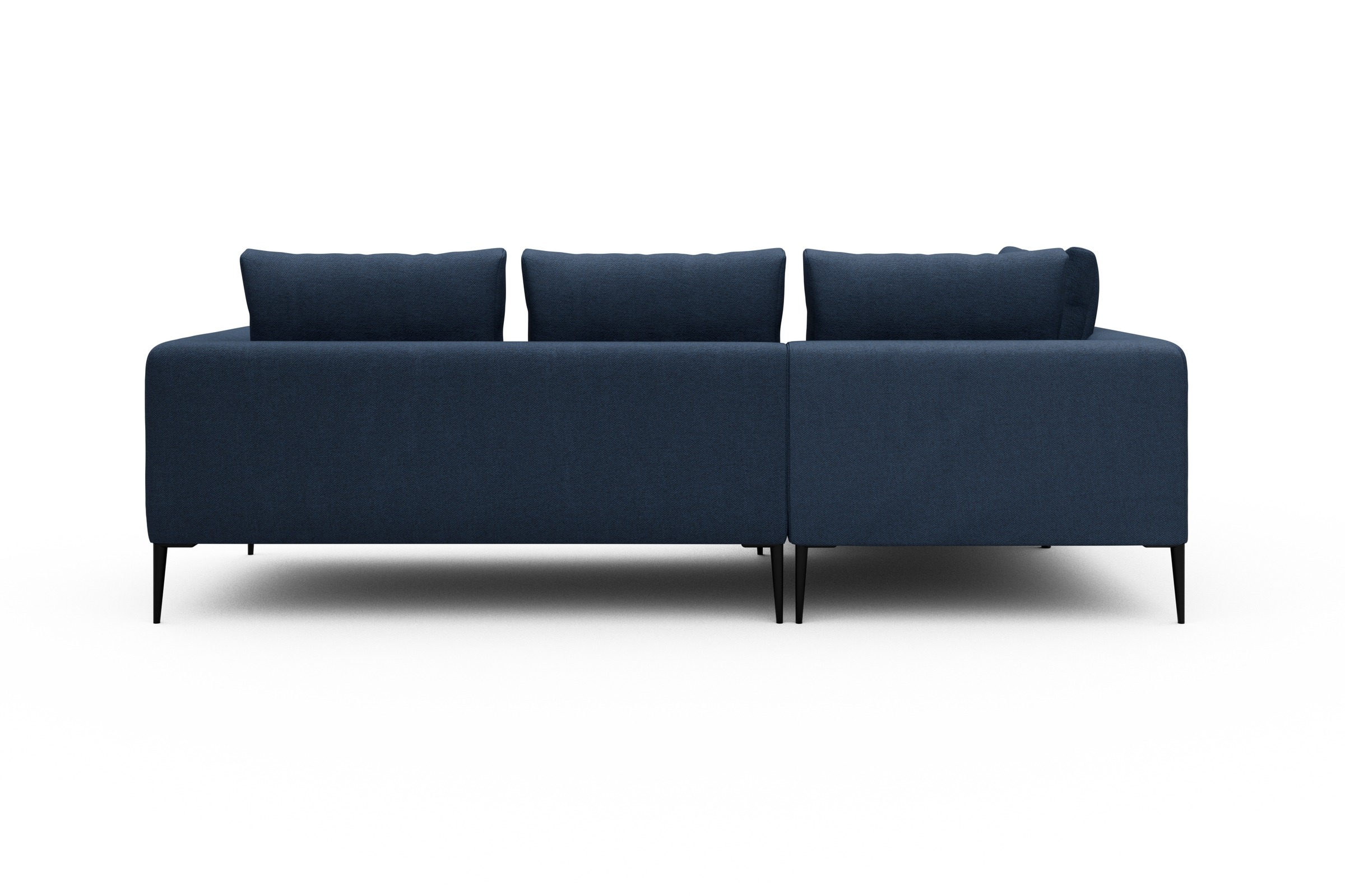 Ecksofa Paul Relax-Ecke links mit 2-Sitzer Weda-Blue